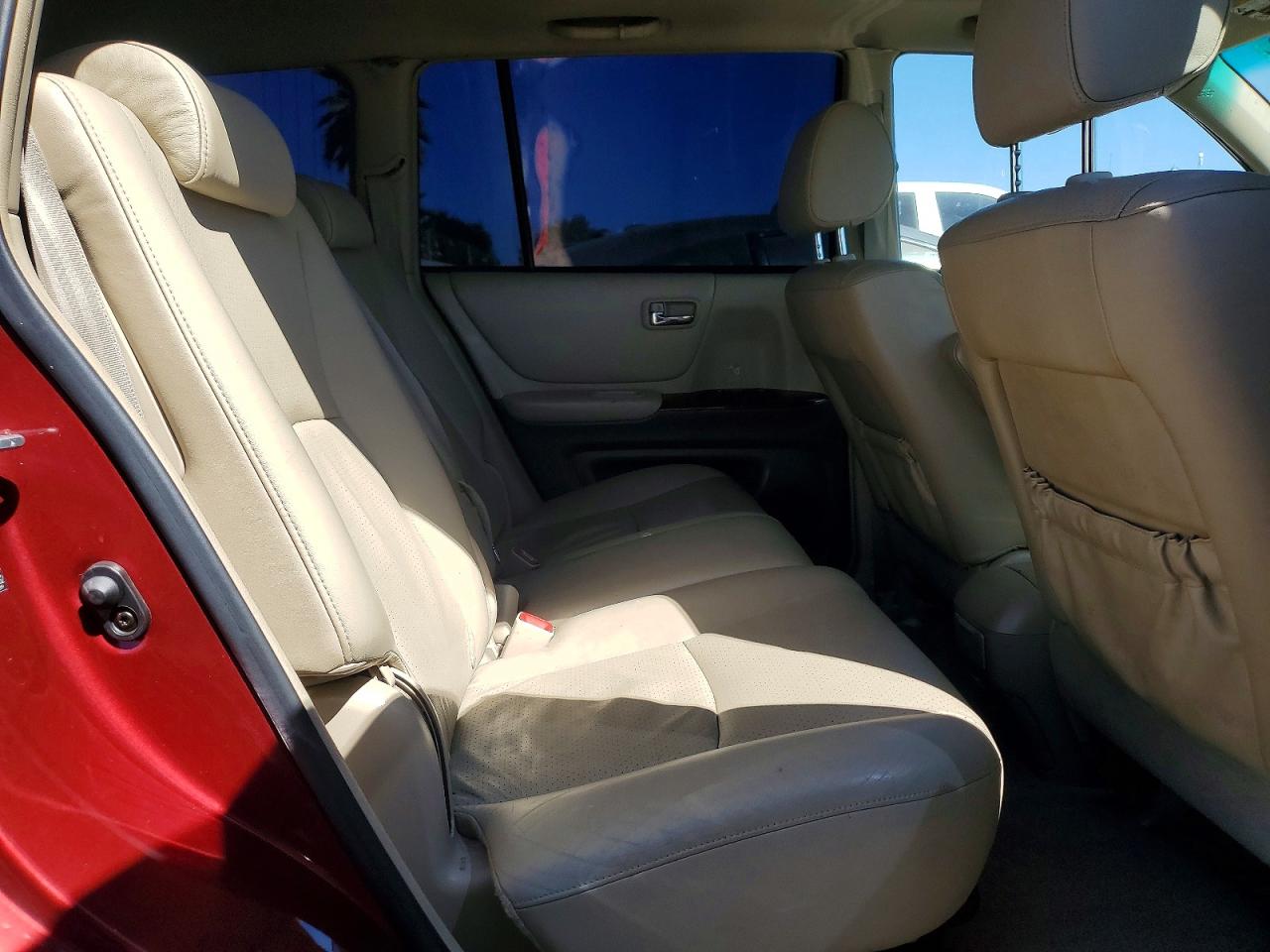 2006 Toyota Highlander Limited Red vin: JTEDP21A960108962