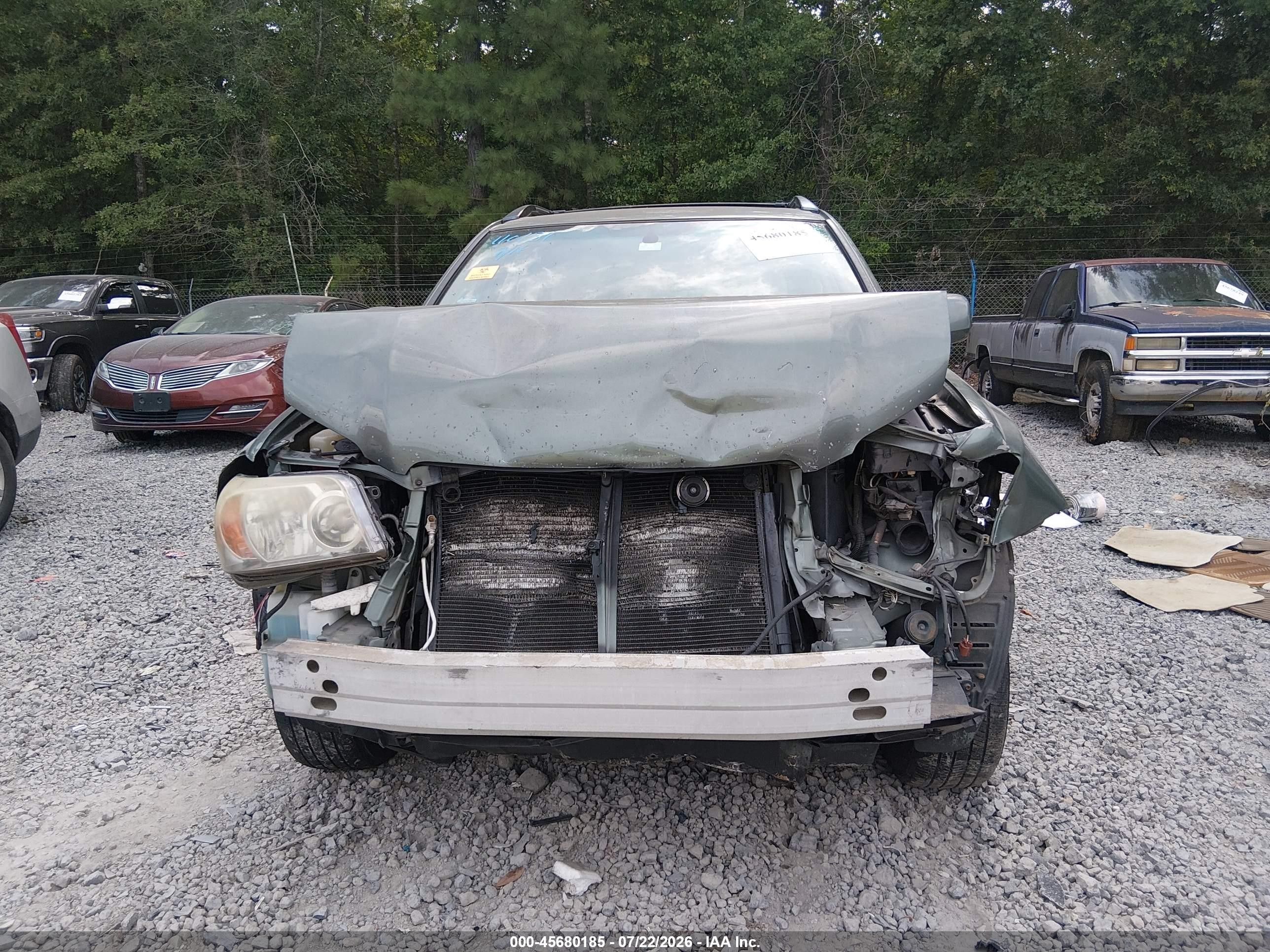2006 Toyota Highlander Limited V6 Green vin: JTEDP21A960110131