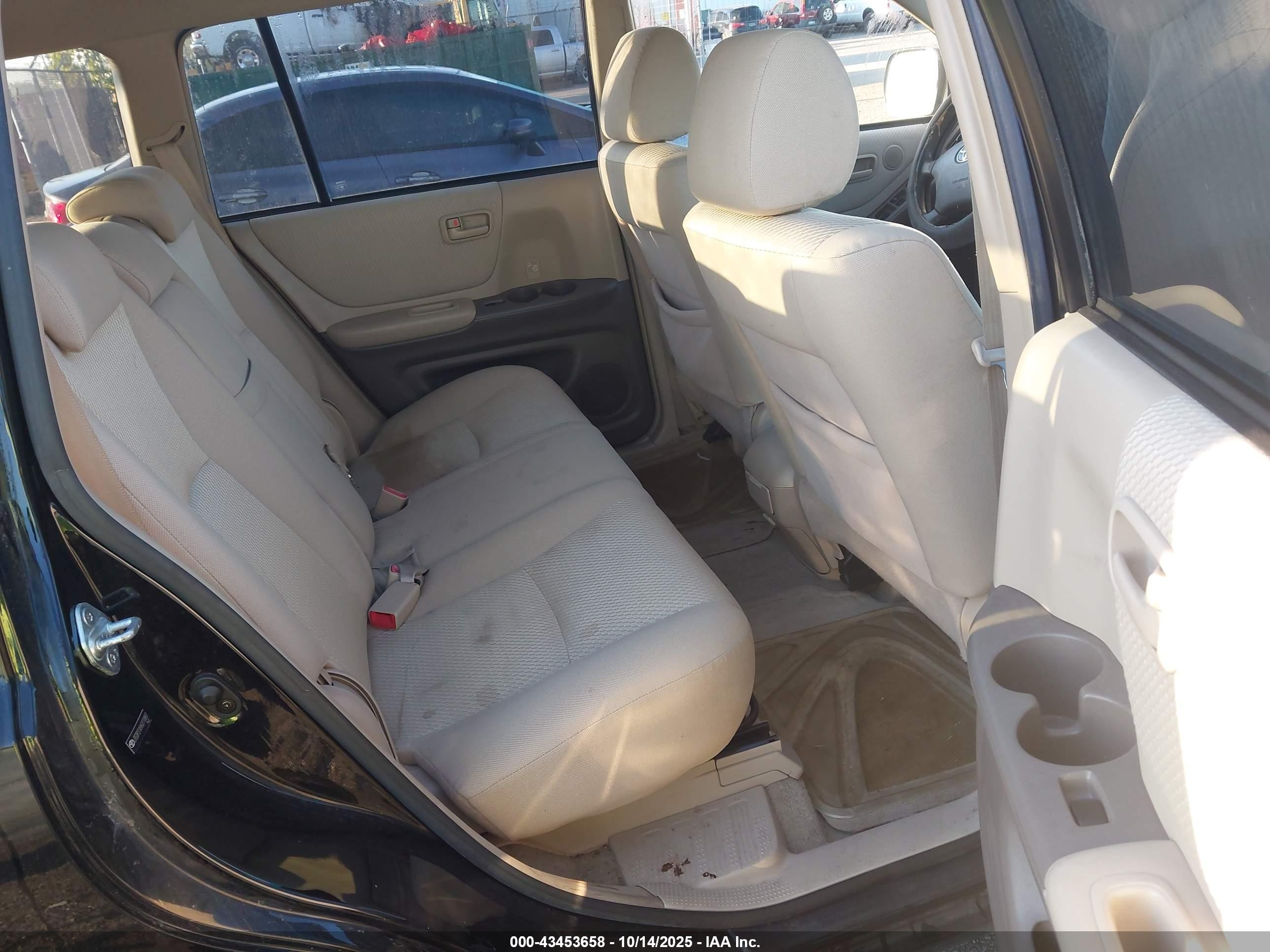2006 Toyota Highlander V6 Black vin: JTEDP21A960110887