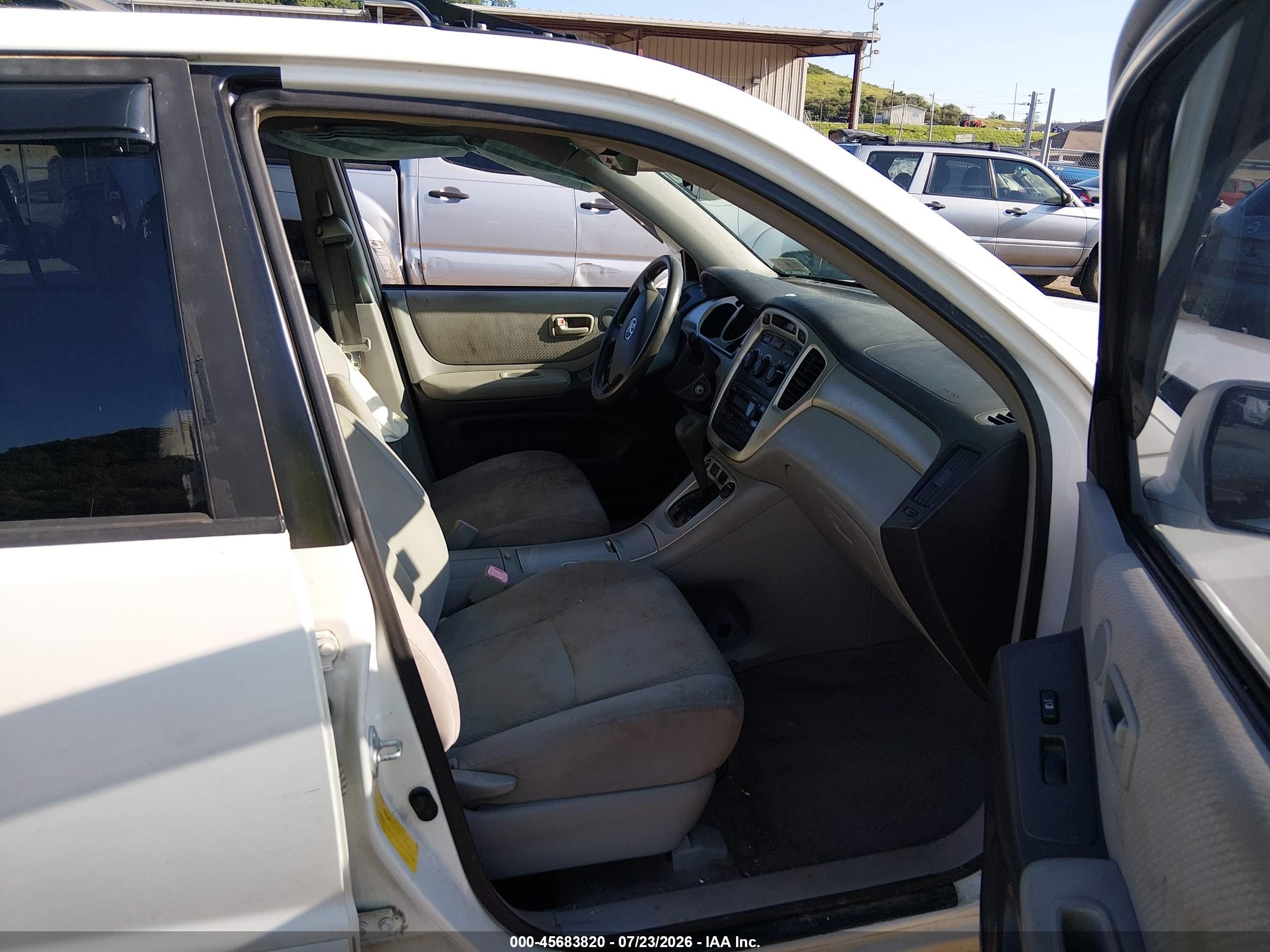 2007 Toyota Highlander 3rd Row Белый vin: JTEDP21A970132633