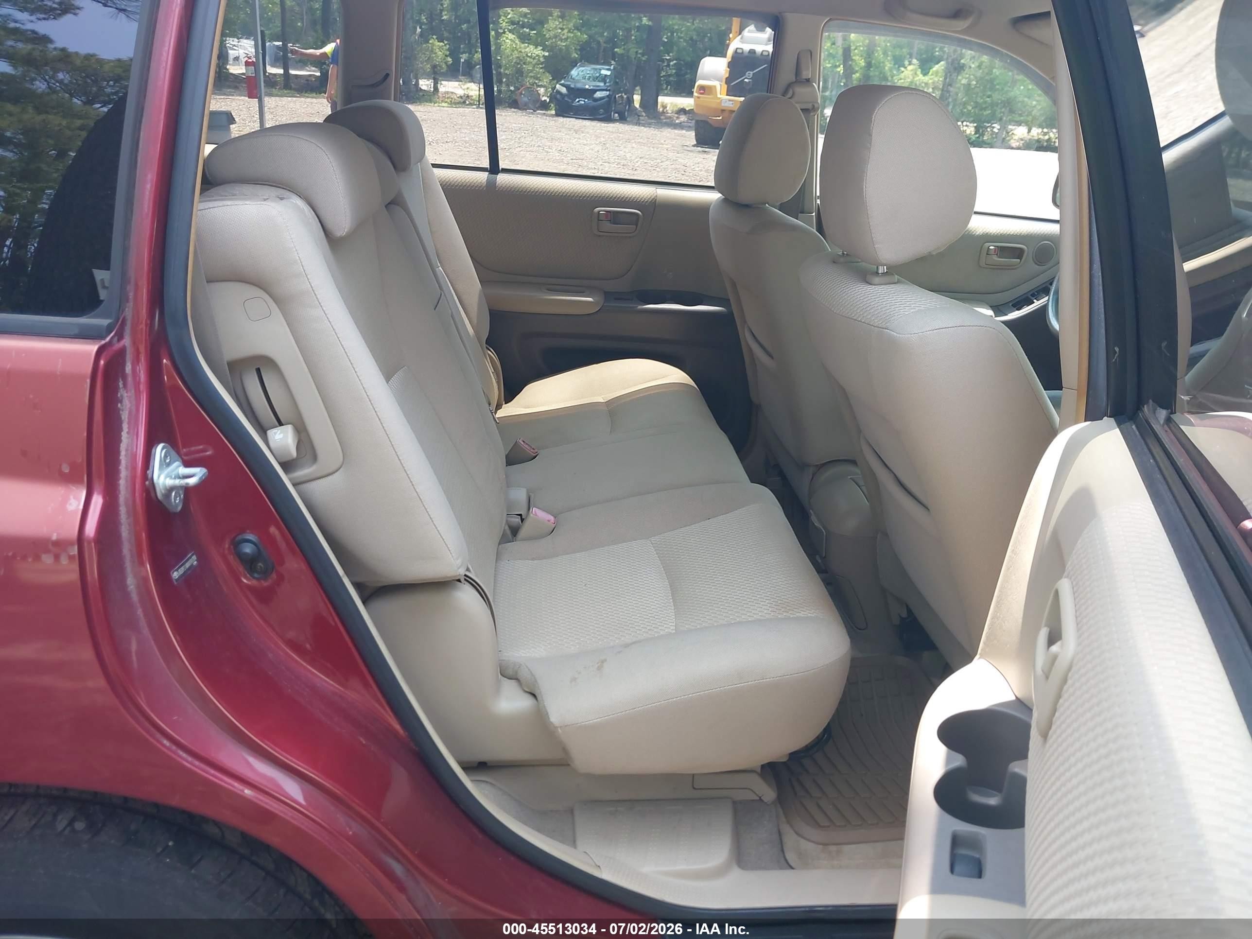 2004 Toyota Highlander V6 Бордовый vin: JTEDP21AX40001318