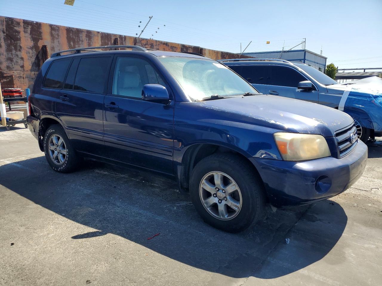 2004 Toyota Highlander Base Blue vin: JTEDP21AX40005305