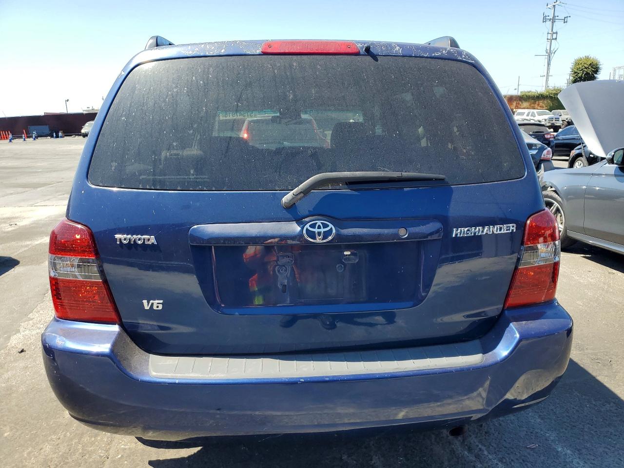 2004 Toyota Highlander Base Blue vin: JTEDP21AX40005305