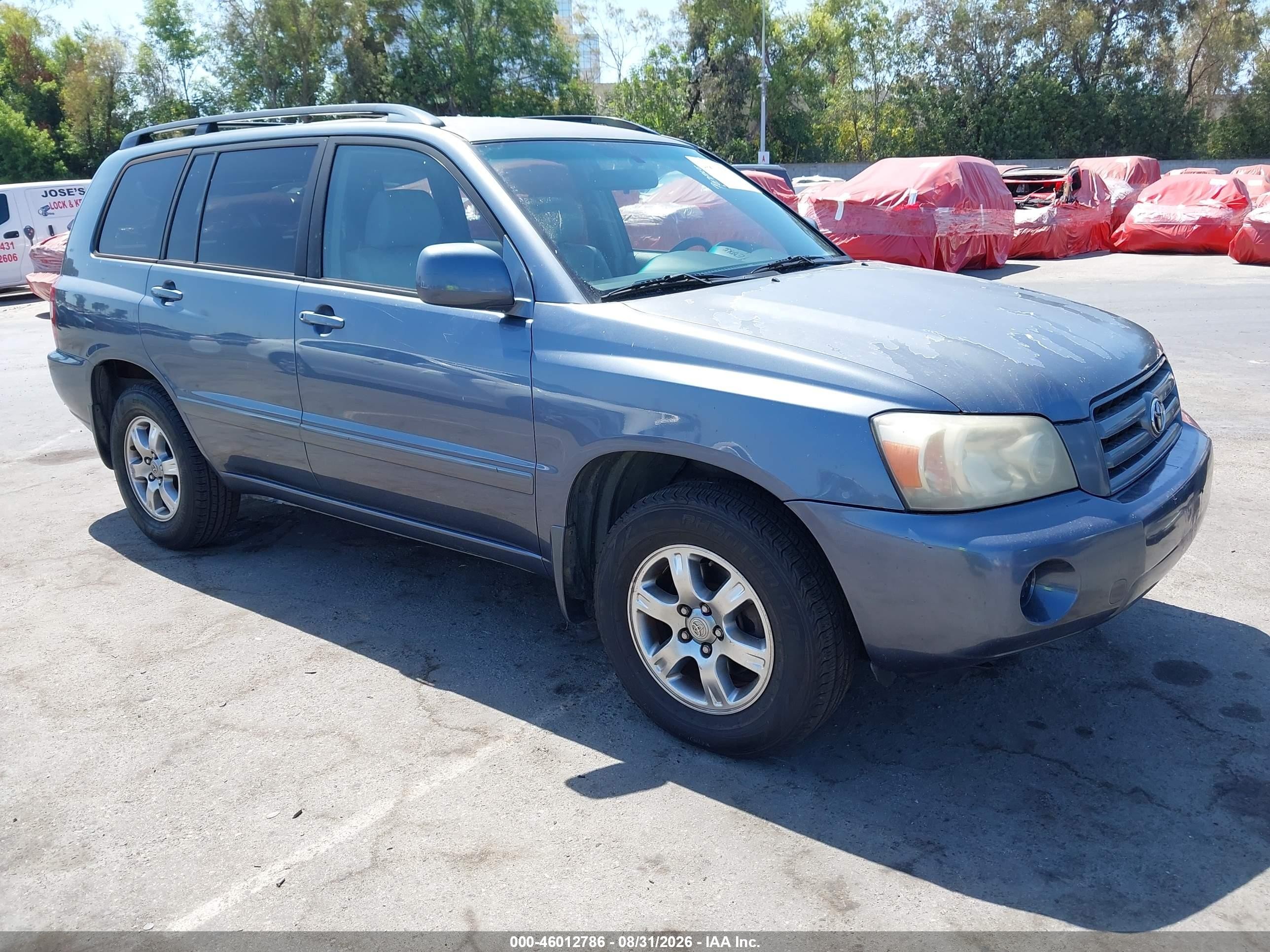 2004 Toyota Highlander V6 Gray vin: JTEDP21AX40016868