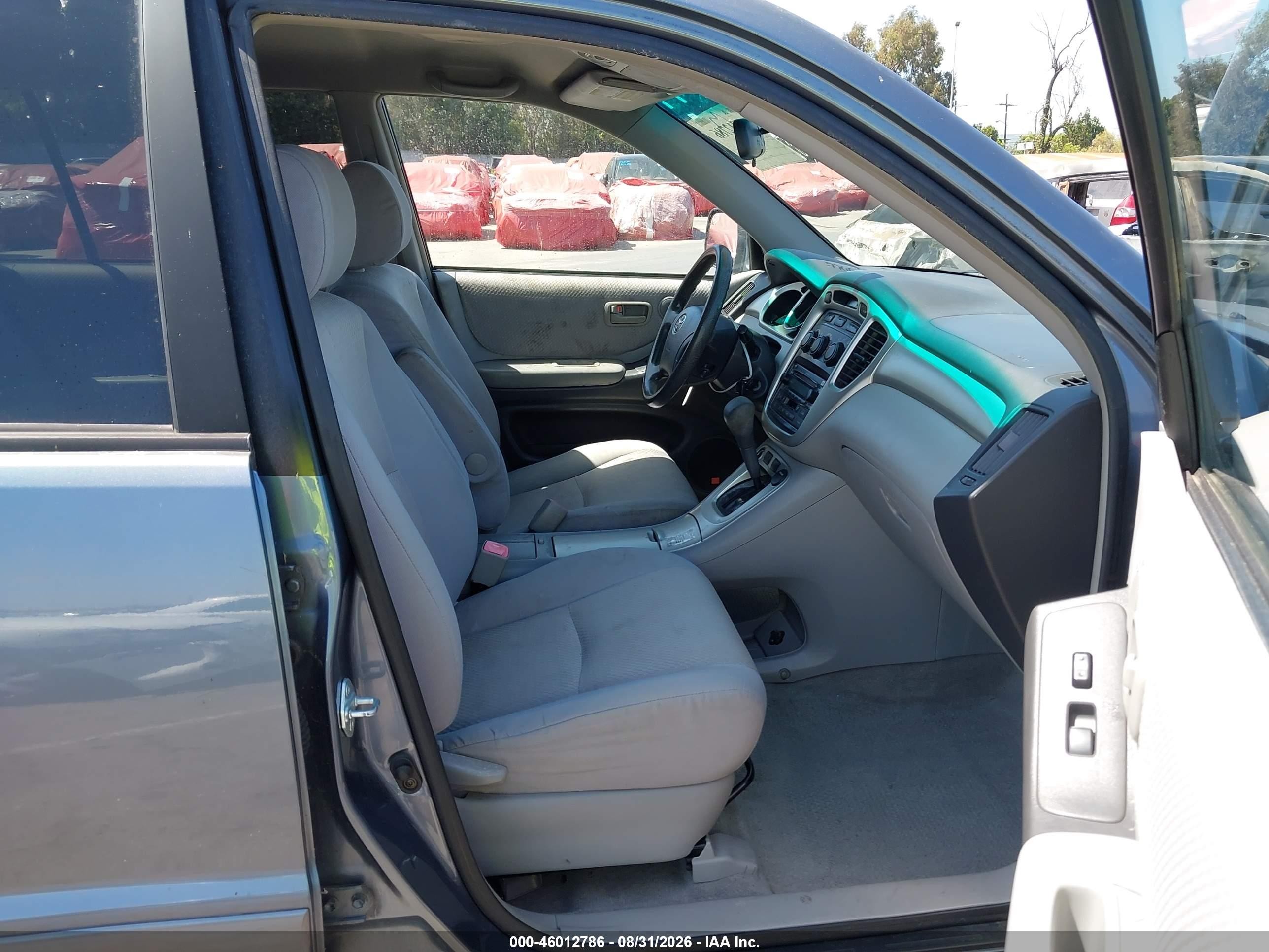 2004 Toyota Highlander V6 Gray vin: JTEDP21AX40016868
