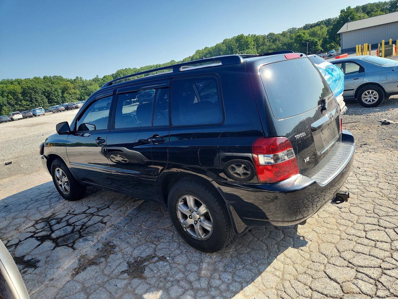 2004 Toyota Highlander Base Black vin: JTEDP21AX40038420