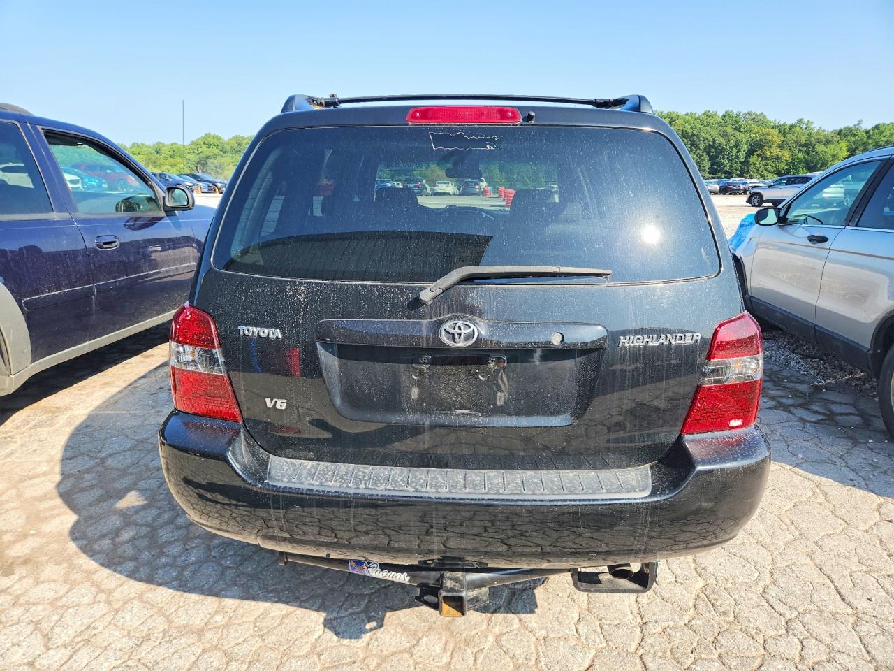 2004 Toyota Highlander Base Black vin: JTEDP21AX40038420