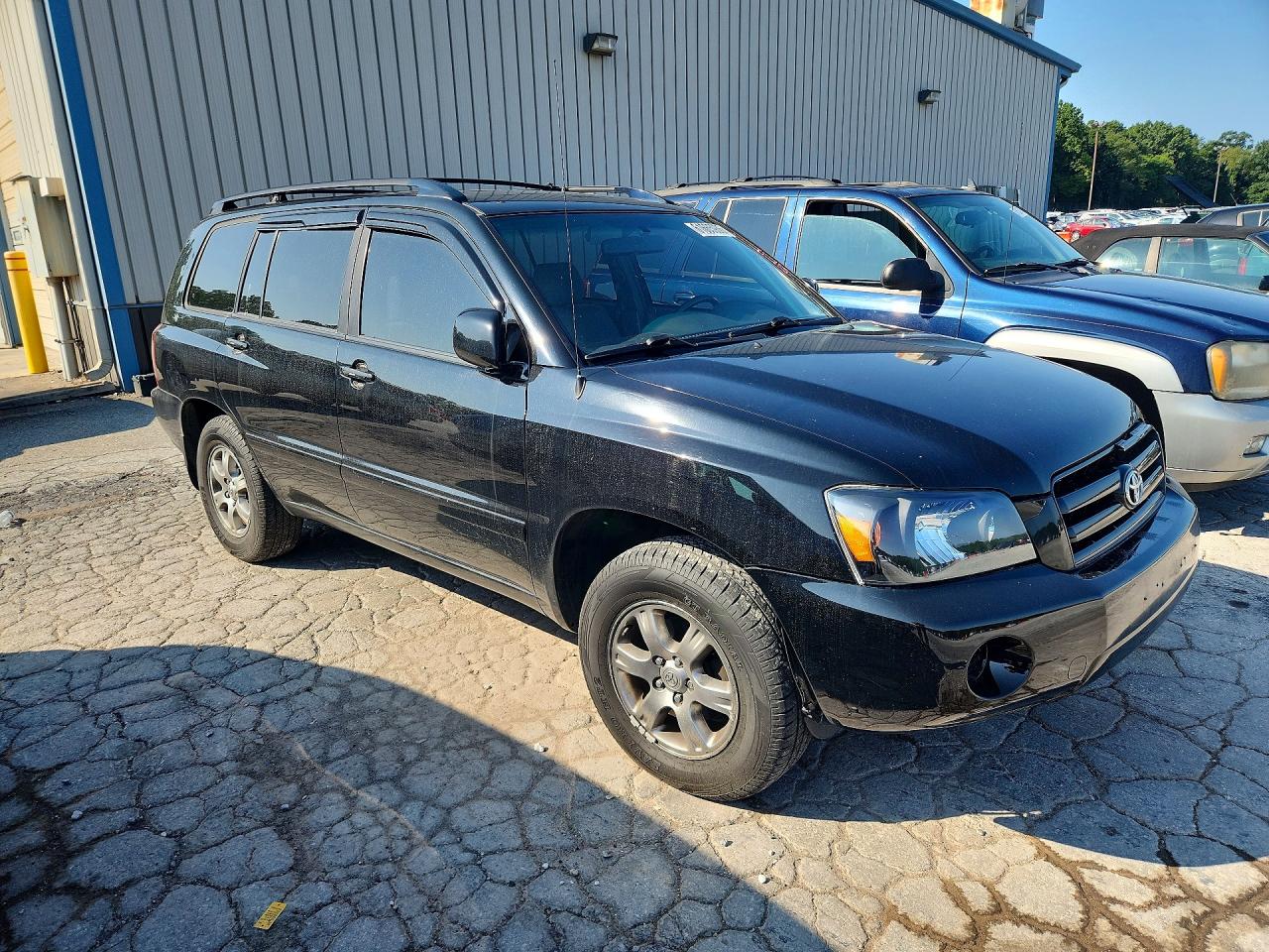 2004 Toyota Highlander Base Black vin: JTEDP21AX40038420