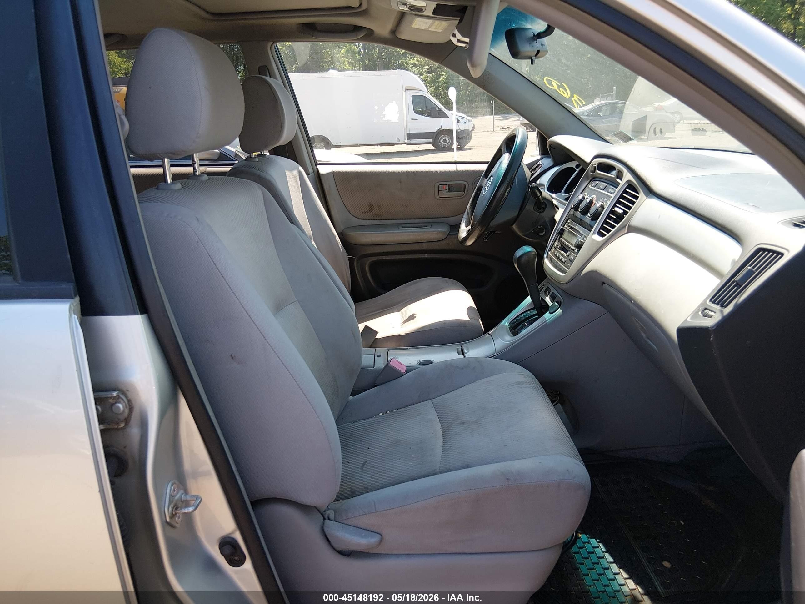 2004 Toyota Highlander V6 Silver vin: JTEDP21AX40041527