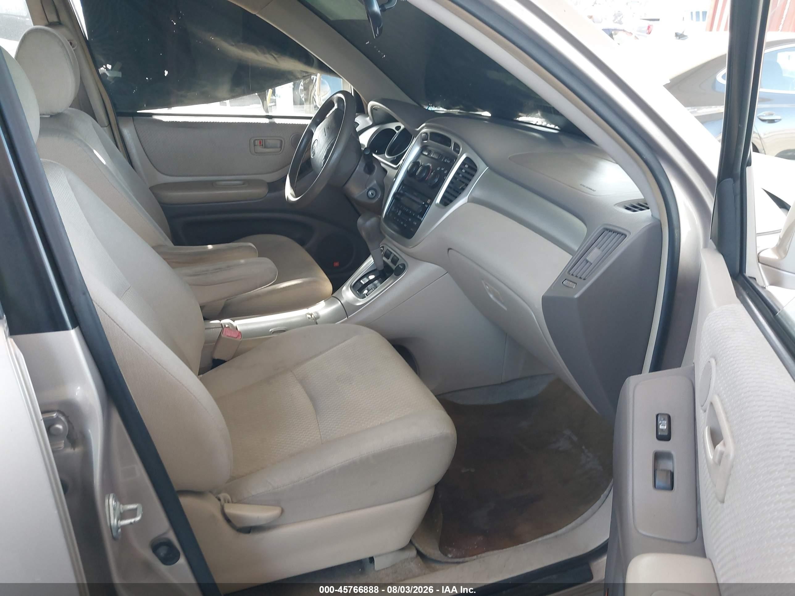 2005 Toyota Highlander V6 Gold vin: JTEDP21AX50054618