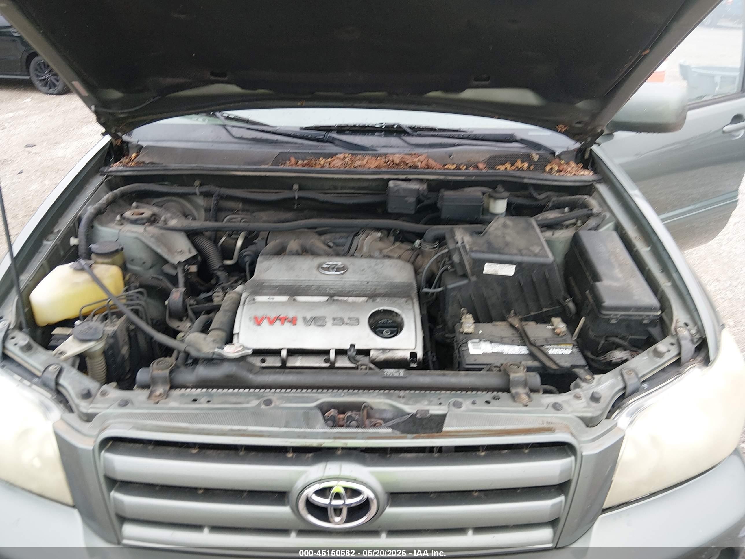 2005 Toyota Highlander Limited V6 Green vin: JTEDP21AX50088333