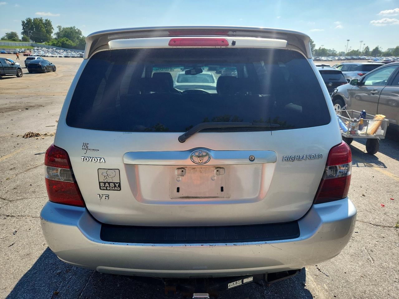 2006 Toyota Highlander Limited Silver vin: JTEDP21AX60095333
