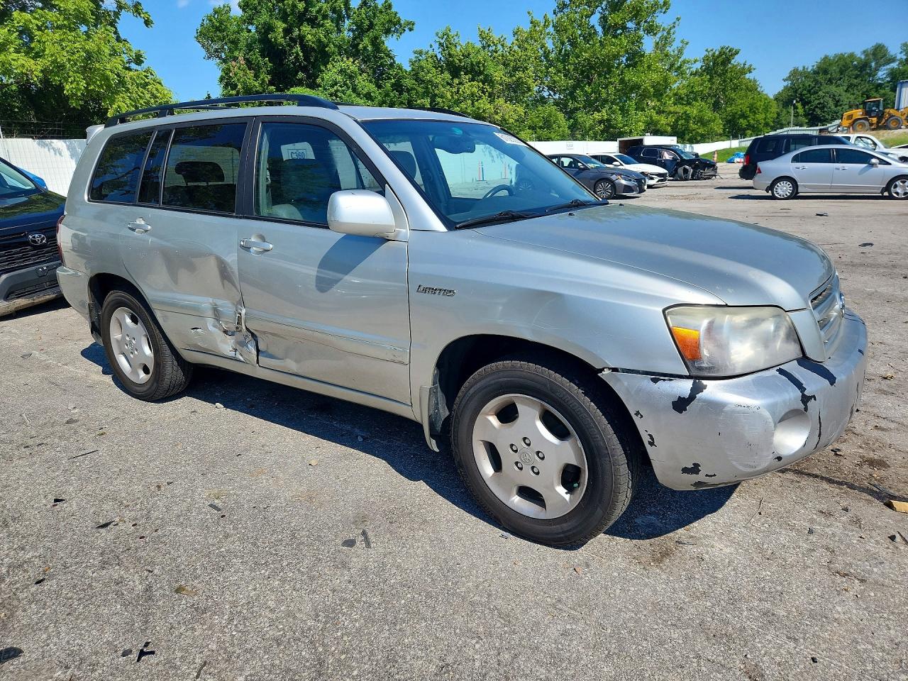 2006 Toyota Highlander Limited Silver vin: JTEDP21AX60095333