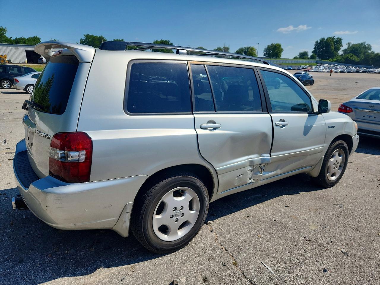 2006 Toyota Highlander Limited Silver vin: JTEDP21AX60095333