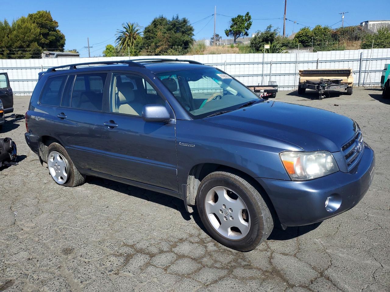 2006 Toyota Highlander Limited Blue vin: JTEDP21AX60096000