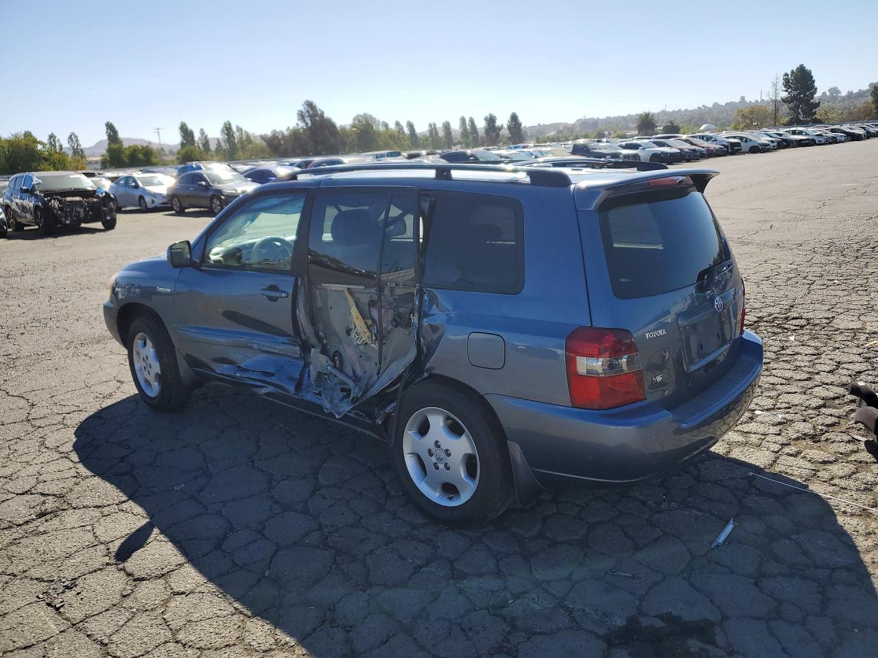 2006 Toyota Highlander Limited Blue vin: JTEDP21AX60096000