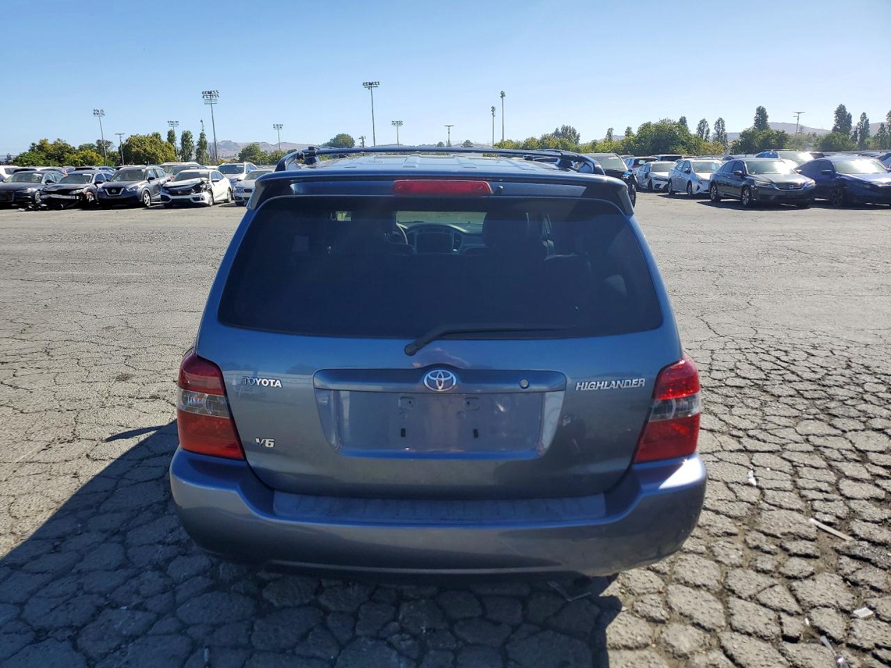 2006 Toyota Highlander Limited Blue vin: JTEDP21AX60096000