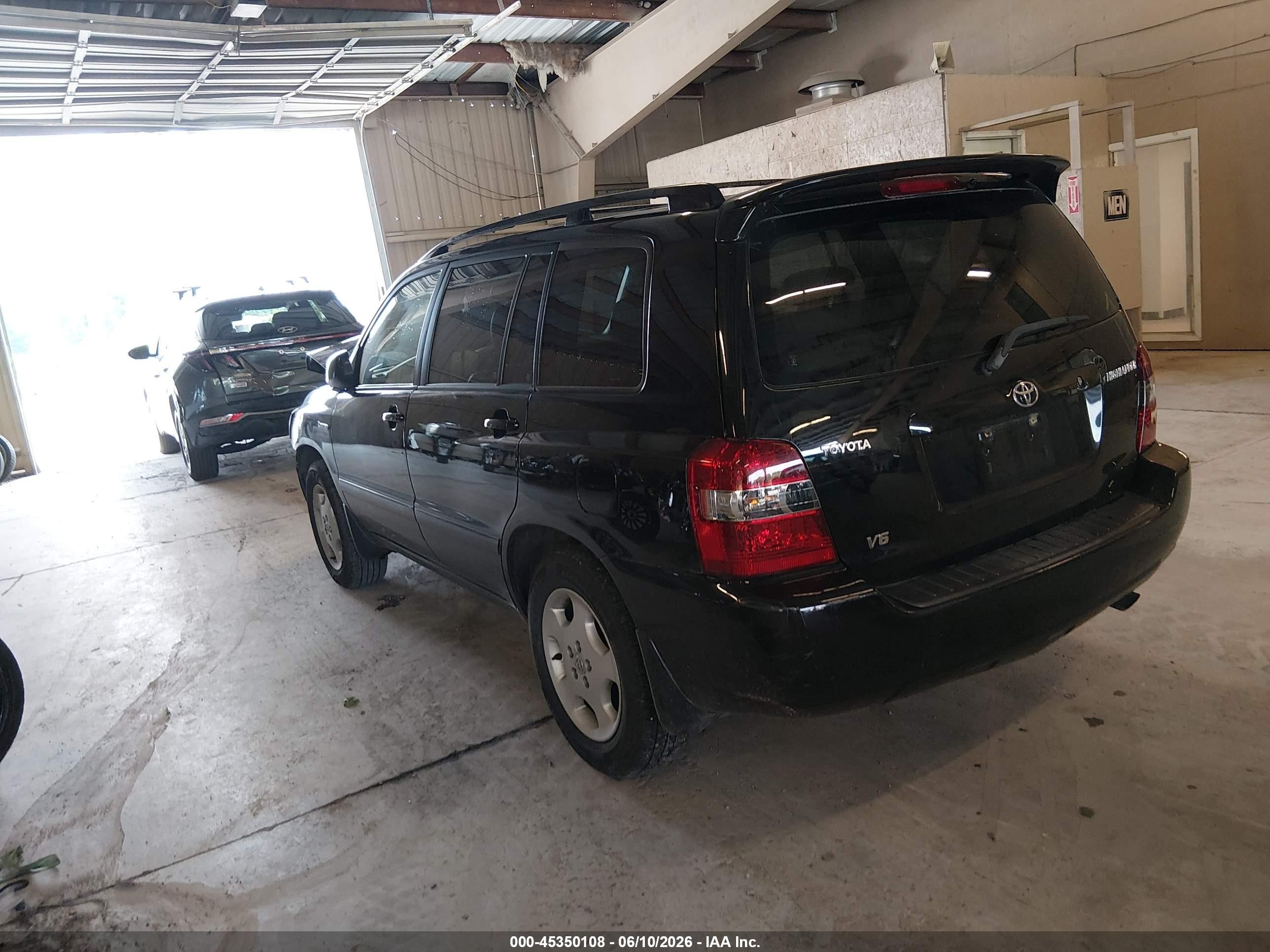 2006 Toyota Highlander Limited V6 Black vin: JTEDP21AX60100272