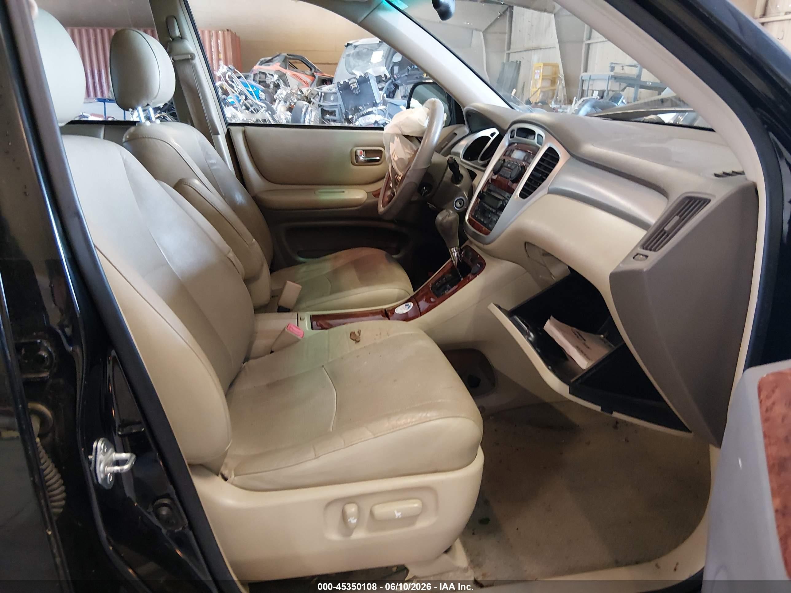 2006 Toyota Highlander Limited V6 Black vin: JTEDP21AX60100272