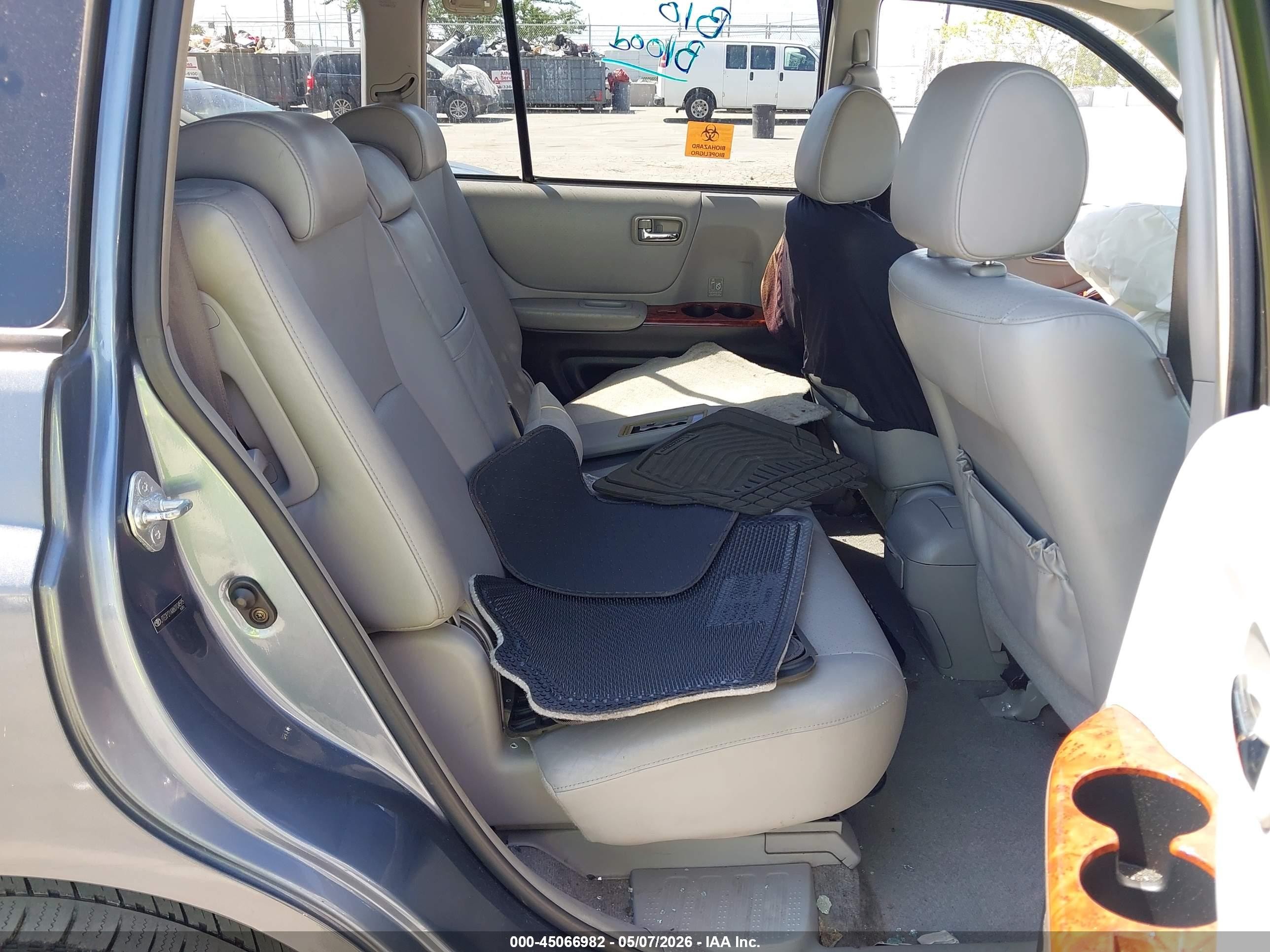 2006 Toyota Highlander Limited V6 Gray vin: JTEDP21AX60104595