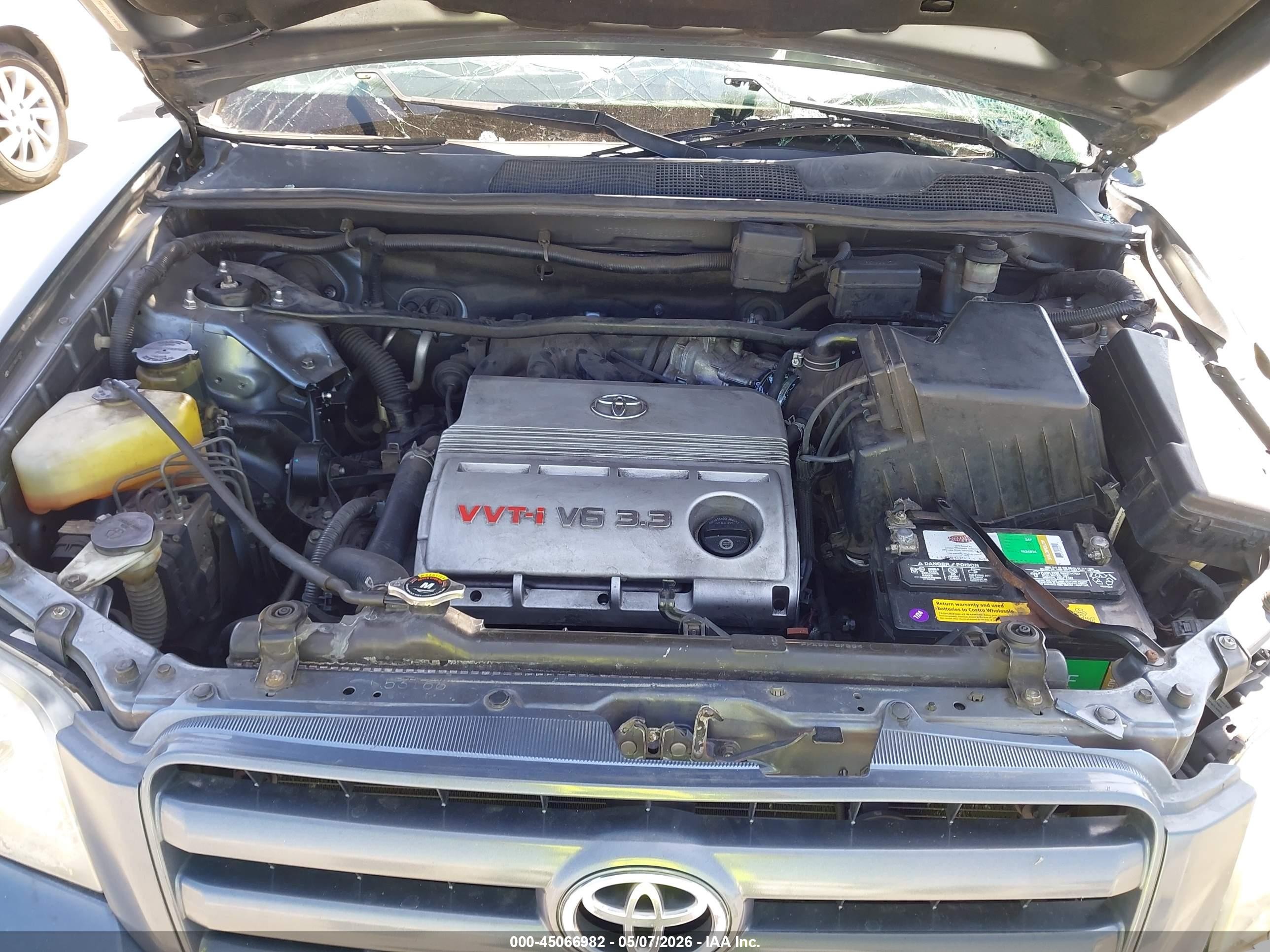 2006 Toyota Highlander Limited V6 Gray vin: JTEDP21AX60104595