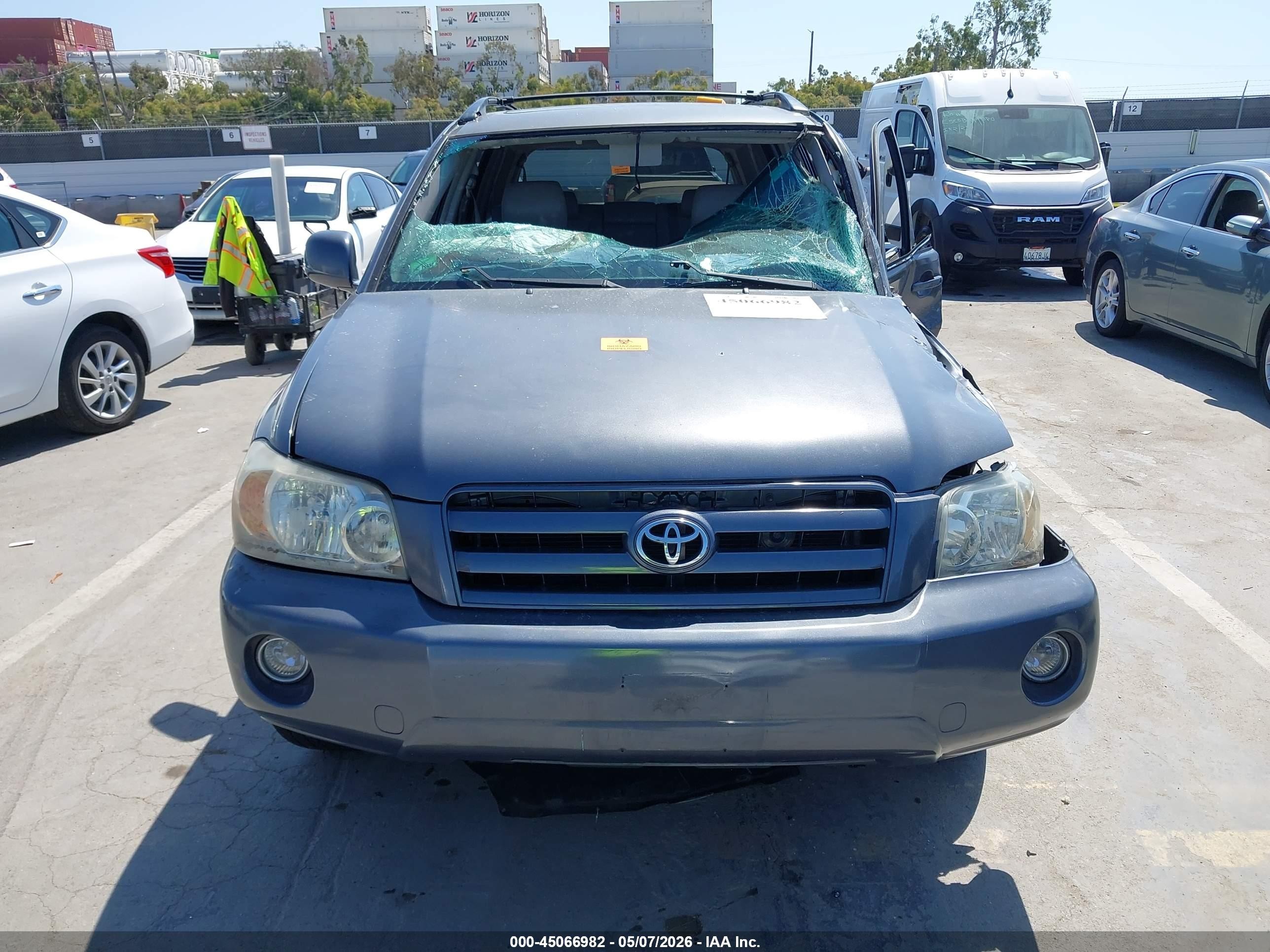 2006 Toyota Highlander Limited V6 Gray vin: JTEDP21AX60104595
