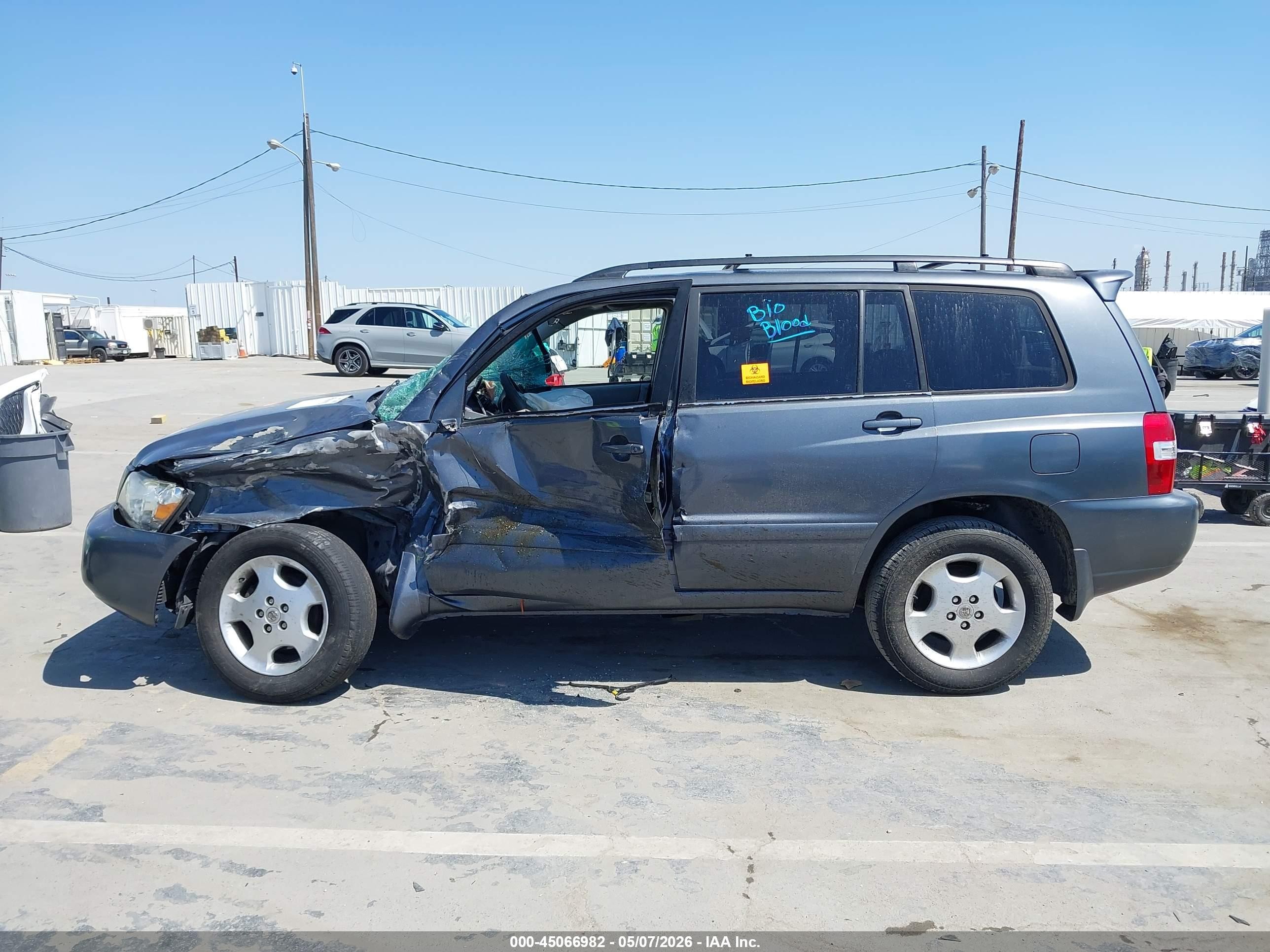 2006 Toyota Highlander Limited V6 Gray vin: JTEDP21AX60104595
