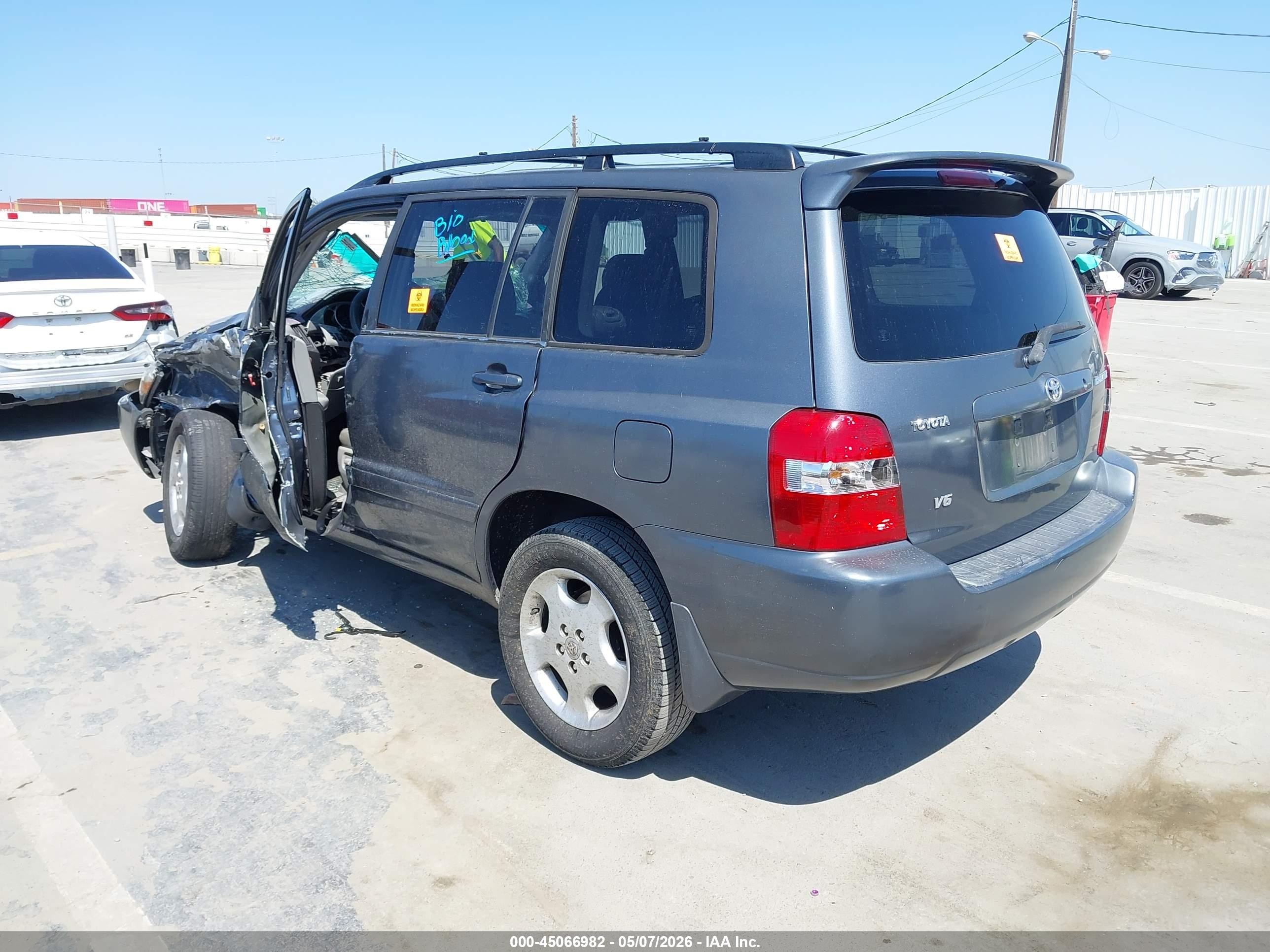 2006 Toyota Highlander Limited V6 Gray vin: JTEDP21AX60104595