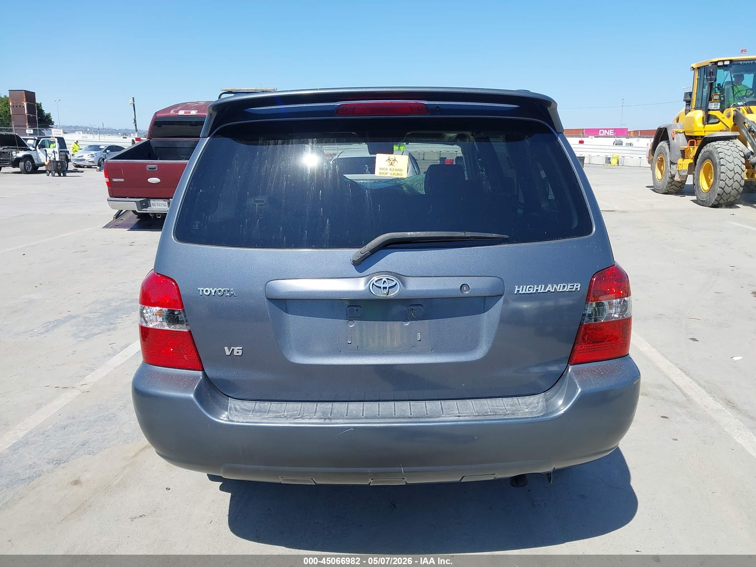 2006 Toyota Highlander Limited V6 Gray vin: JTEDP21AX60104595