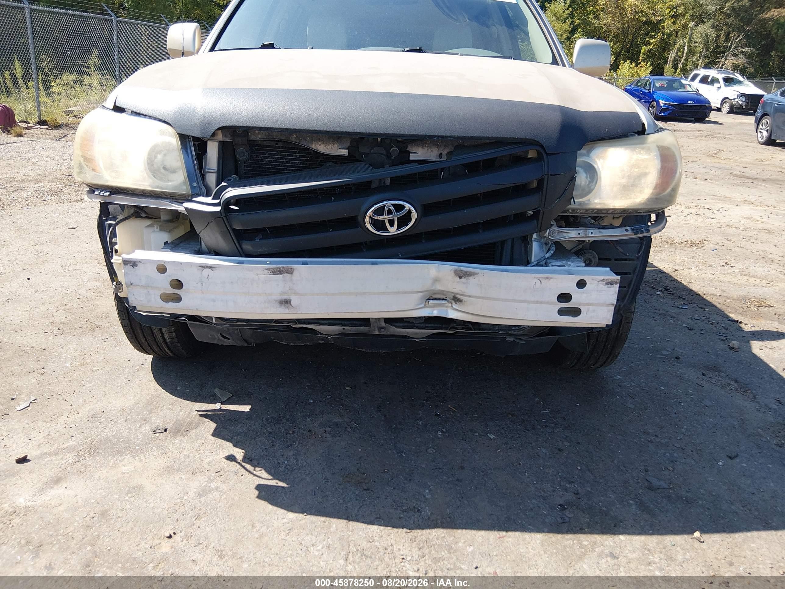 2006 Toyota Highlander V6 Gold vin: JTEDP21AX60118447