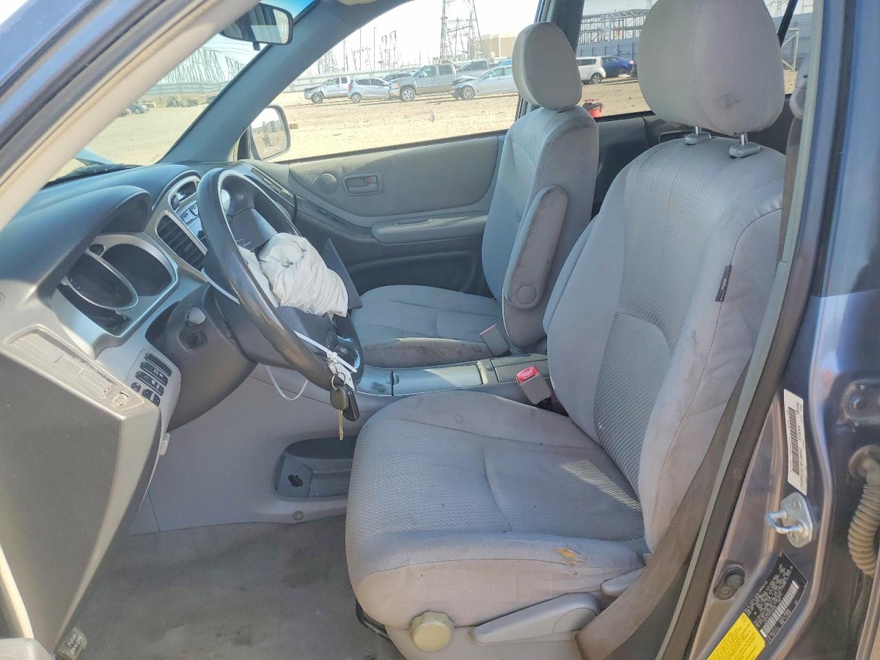 2007 Toyota Highlander Base Blue vin: JTEDP21AX70129952