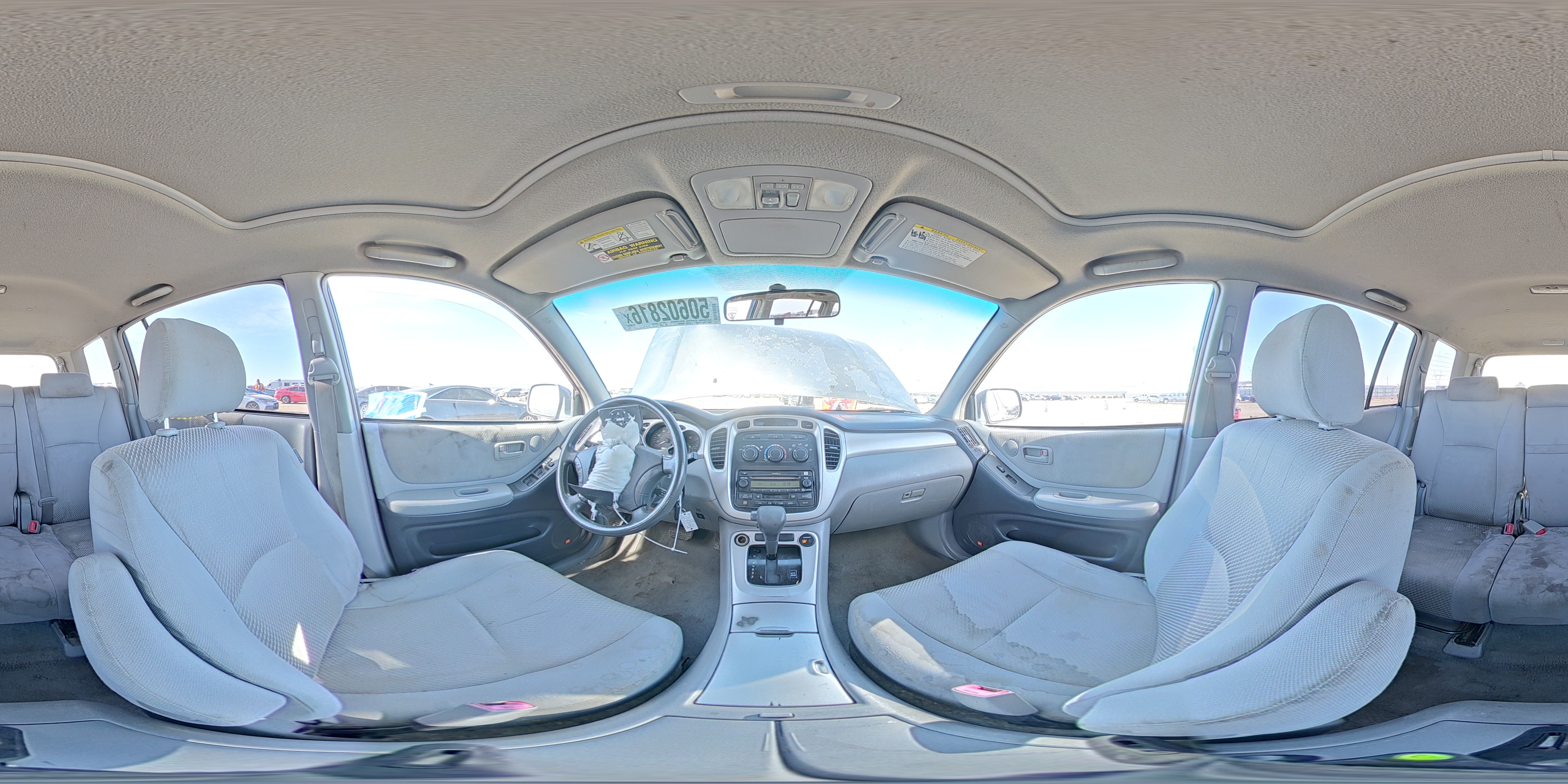 2007 Toyota Highlander Base Blue vin: JTEDP21AX70129952