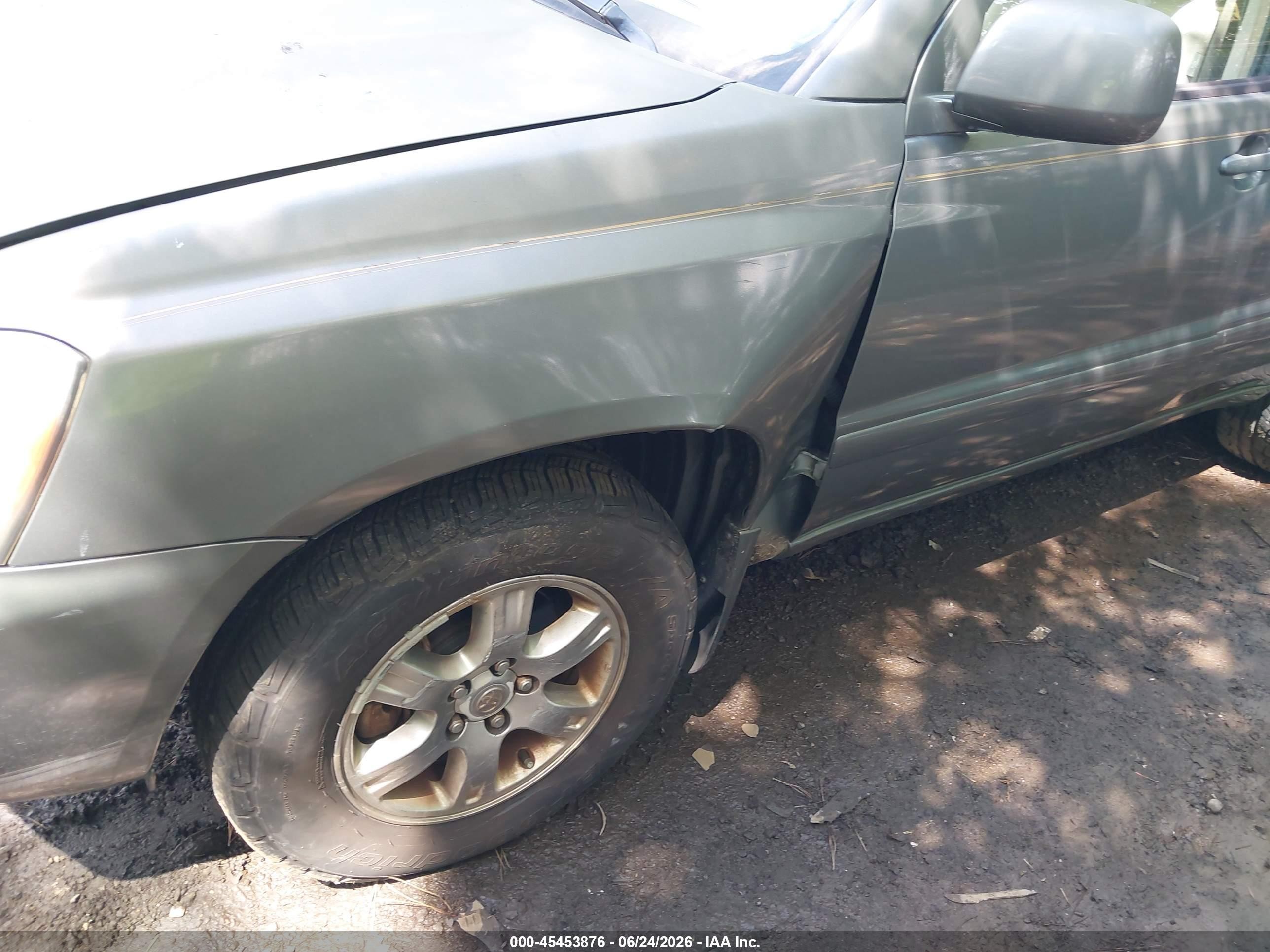 2007 Toyota Highlander 3rd Row Green vin: JTEDP21AX70134150