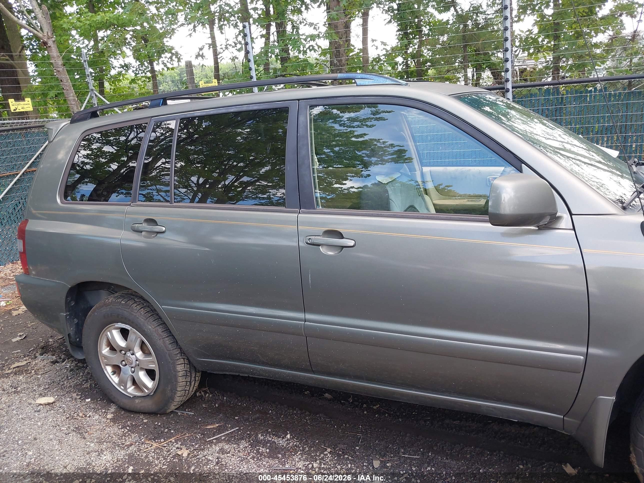 2007 Toyota Highlander 3rd Row Green vin: JTEDP21AX70134150