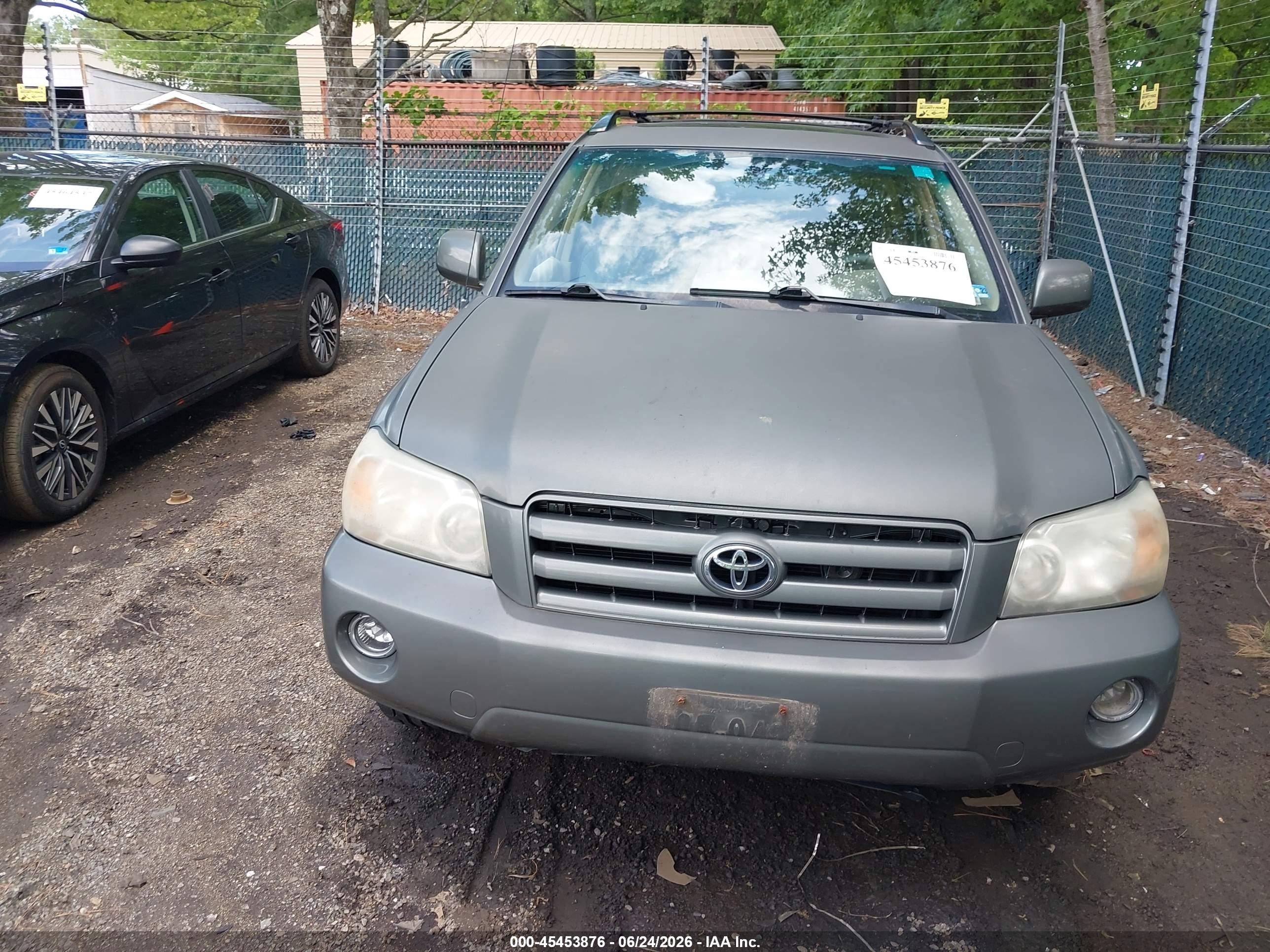 2007 Toyota Highlander 3rd Row Green vin: JTEDP21AX70134150