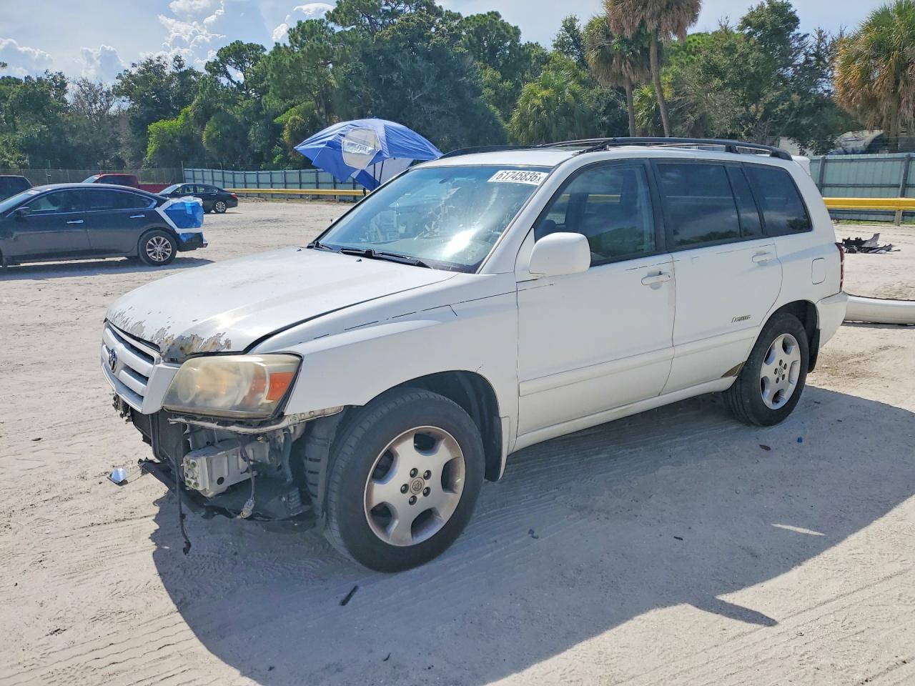 2007 Toyota Highlander Limited Silver vin: JTEDP21AX70138330