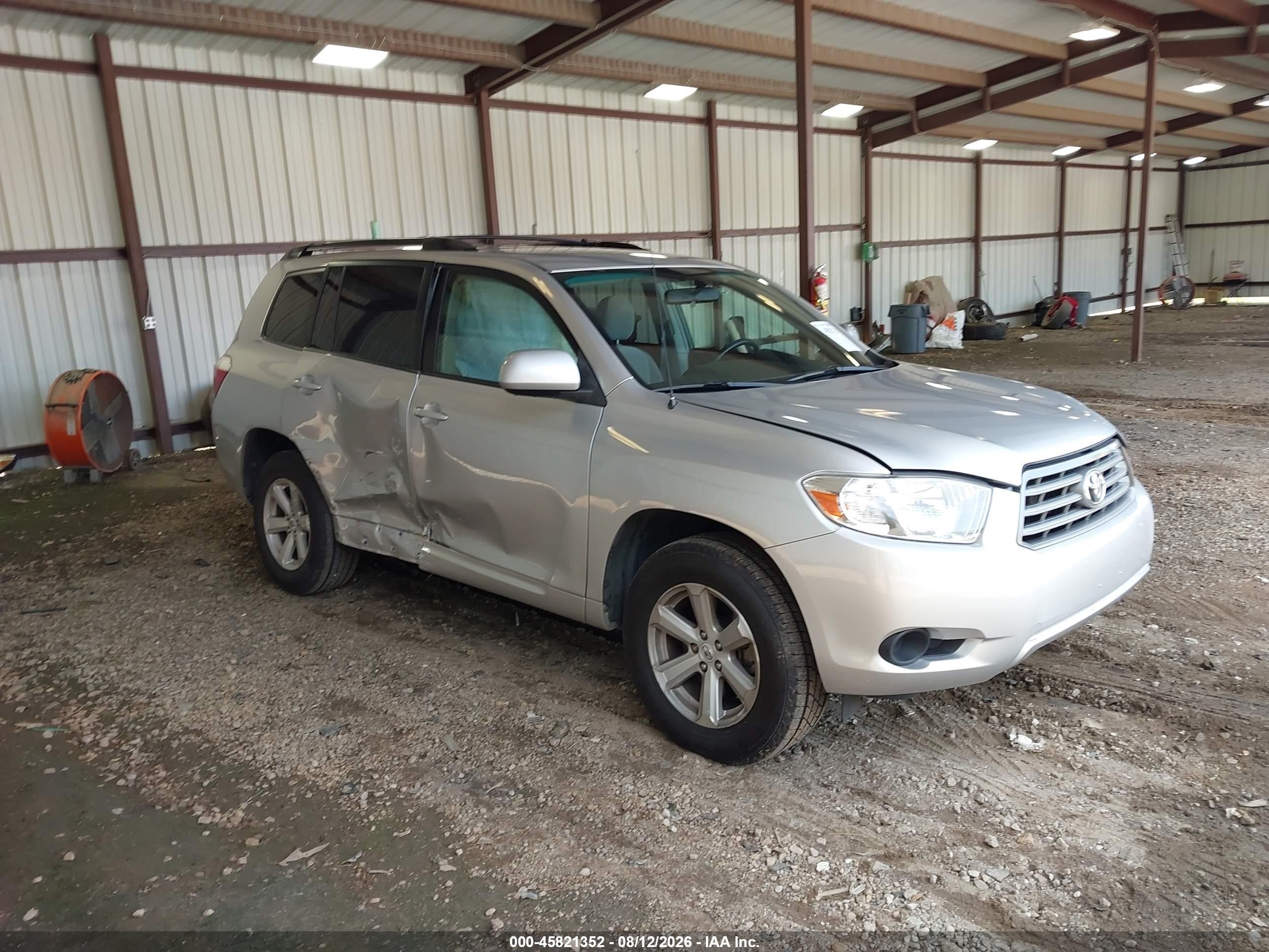2008 Toyota Highlander Silver vin: JTEDS41A082022652
