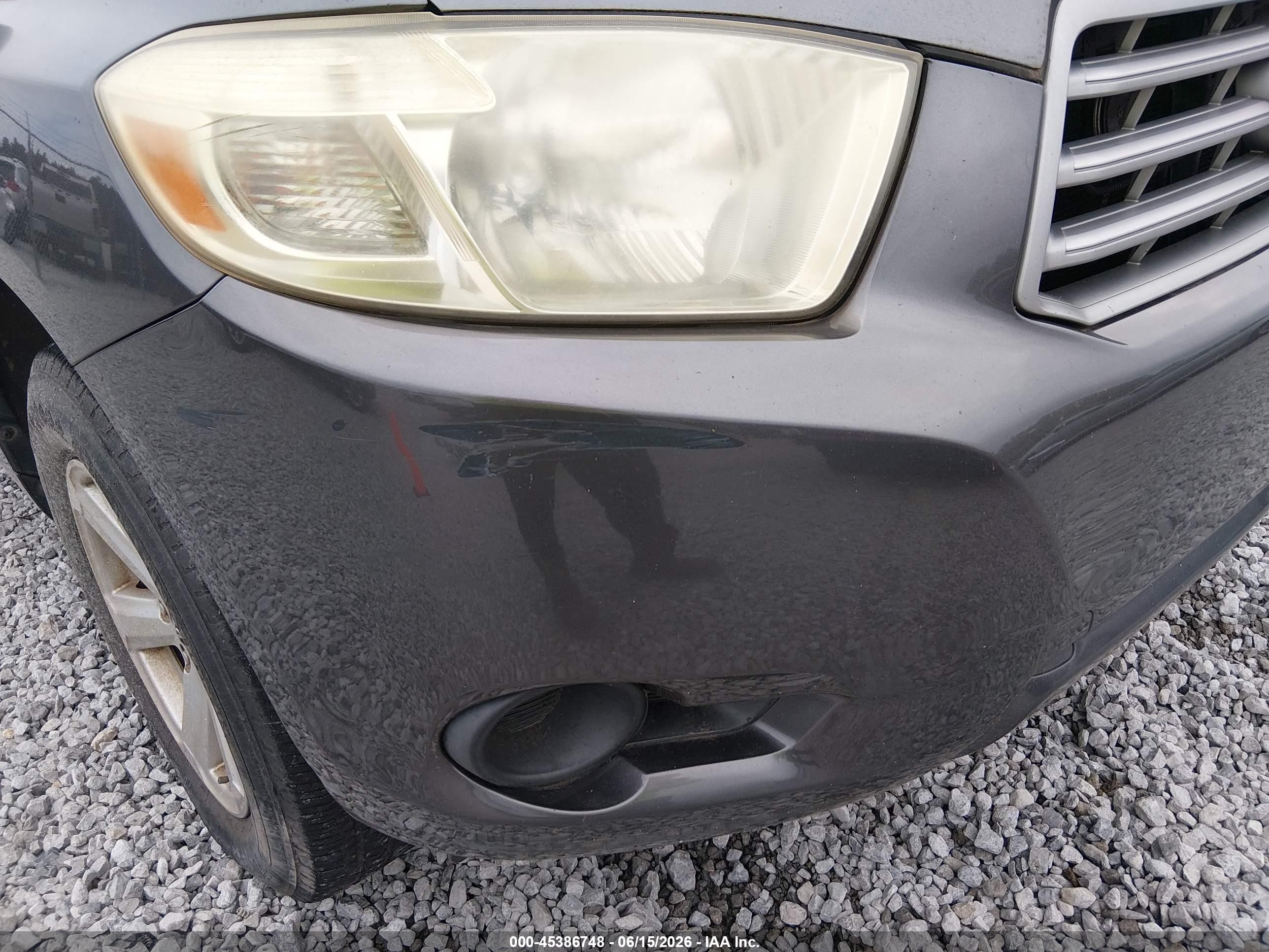 2008 Toyota Highlander   Gray vin: JTEDS41A082029598