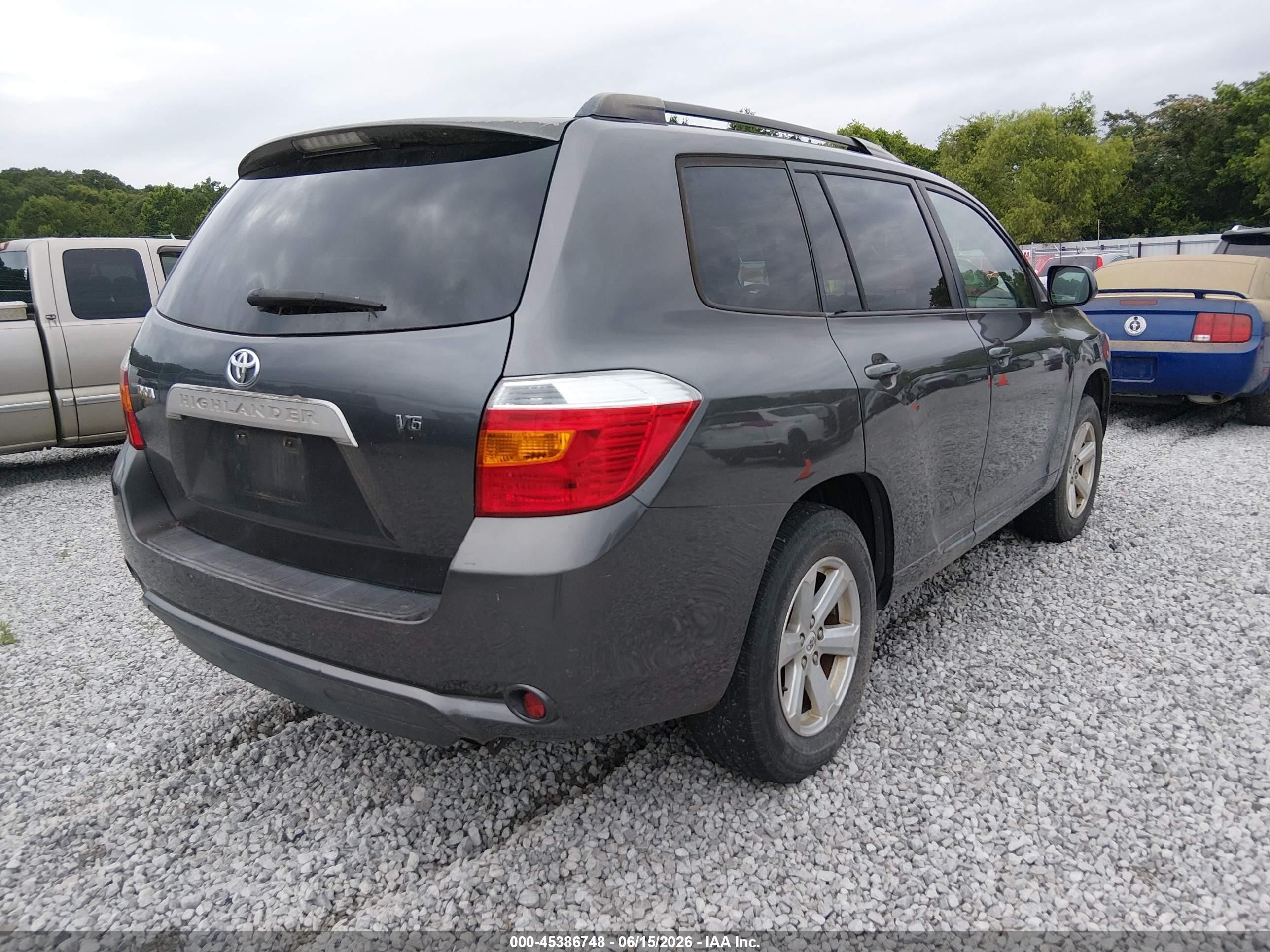 2008 Toyota Highlander   Gray vin: JTEDS41A082029598