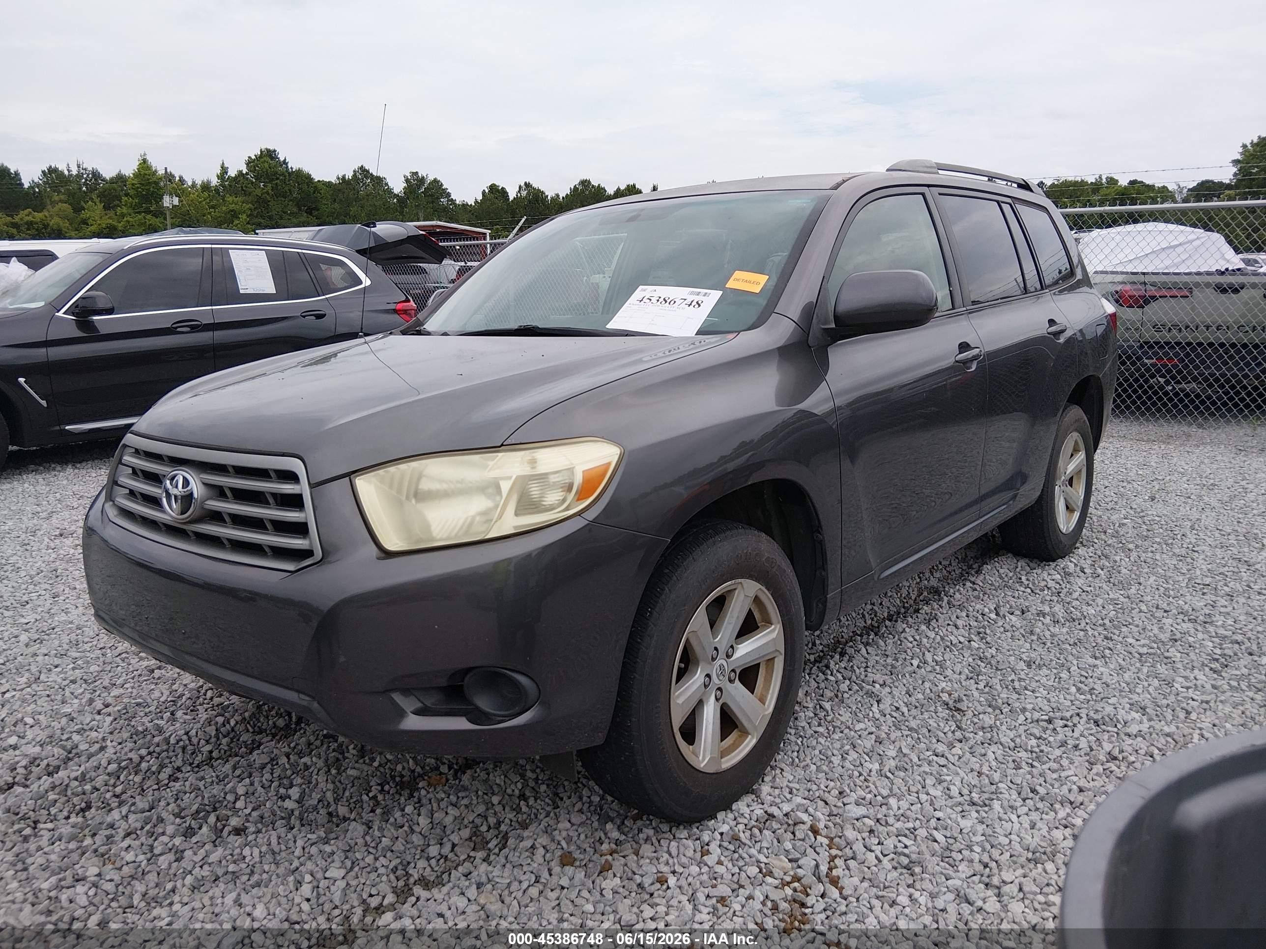 2008 Toyota Highlander   Gray vin: JTEDS41A082029598