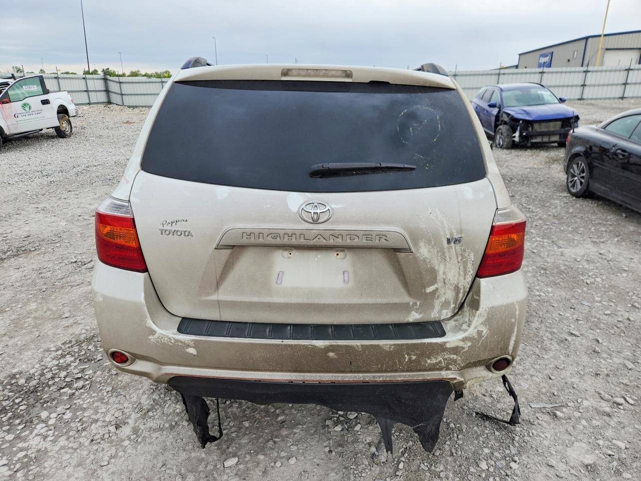 2008 Toyota Highlander Base Burn vin: JTEDS41A082063329