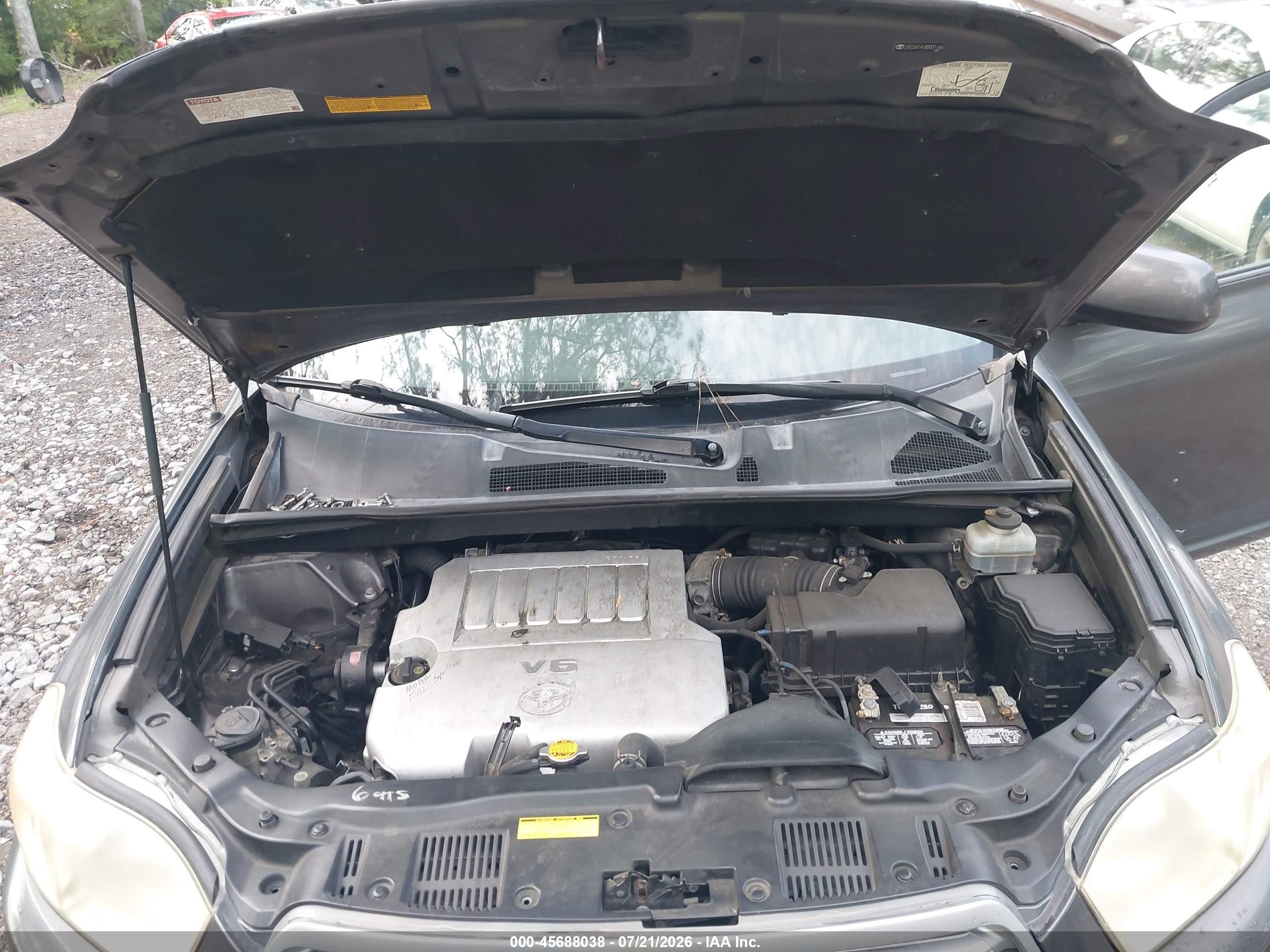 2008 Toyota Highlander   Gray vin: JTEDS41A182001146
