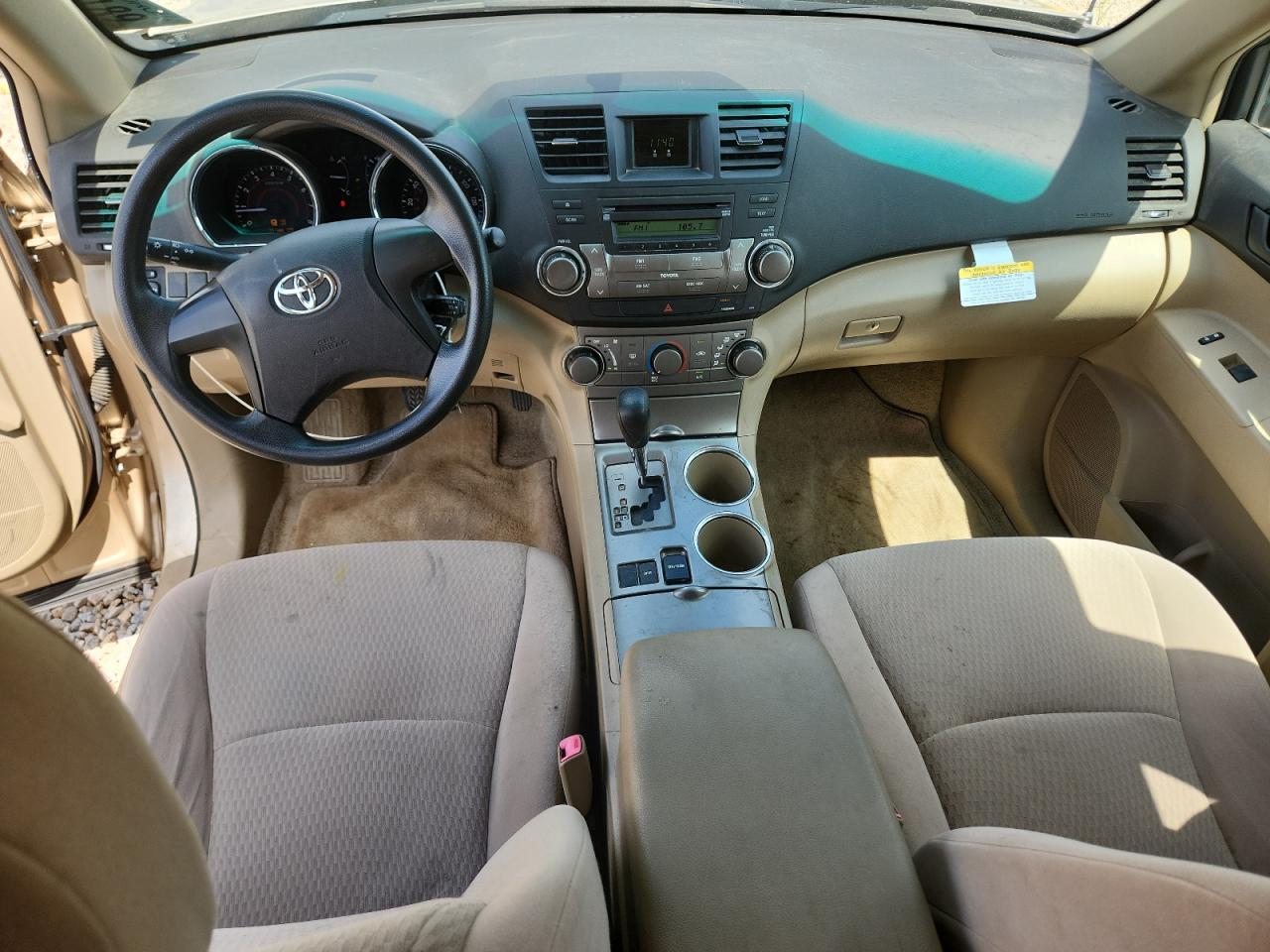 2008 Toyota Highlander Base Золотой vin: JTEDS41A182005780