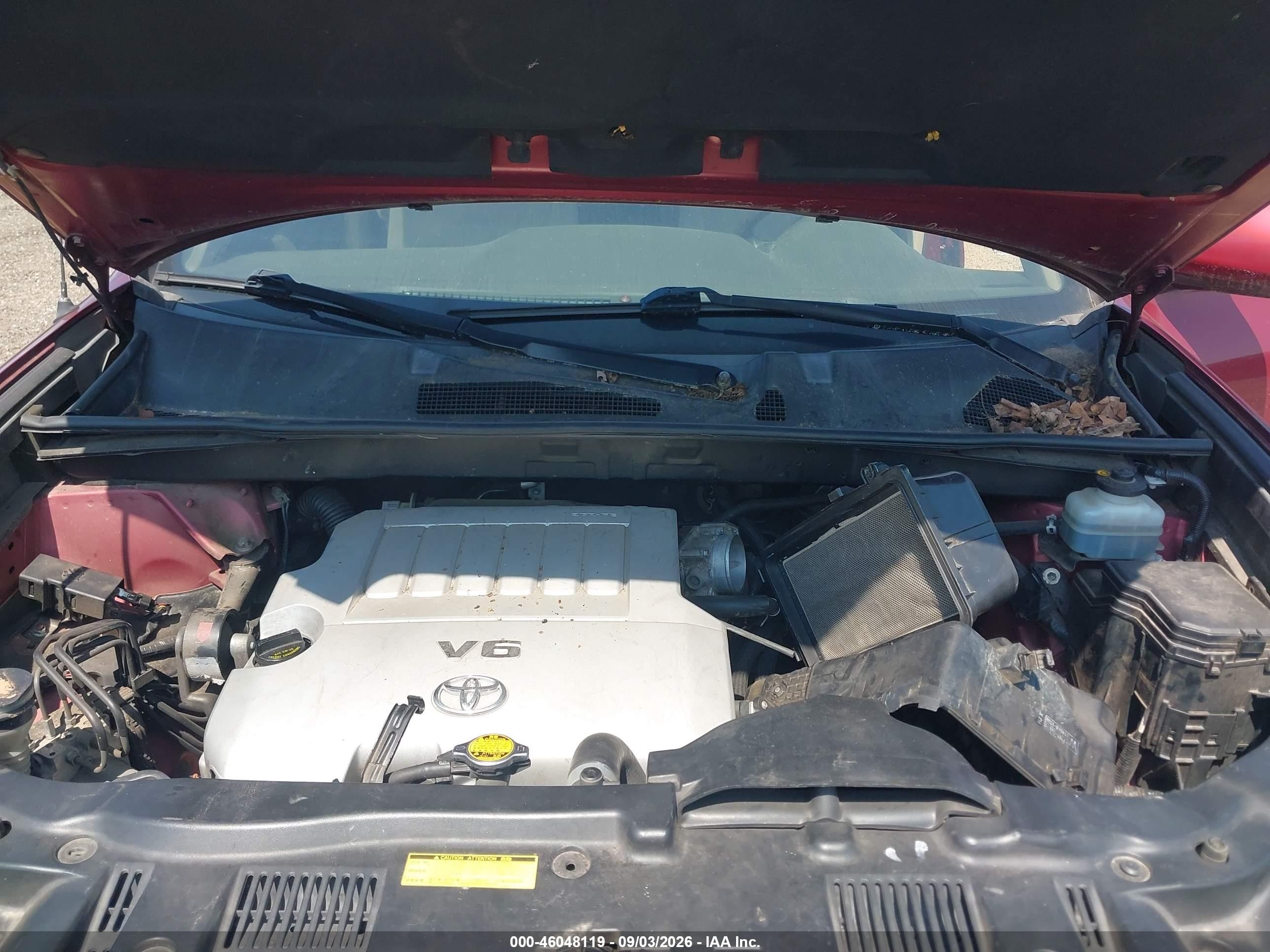 2008 Toyota Highlander   Burgundy vin: JTEDS41A182009201