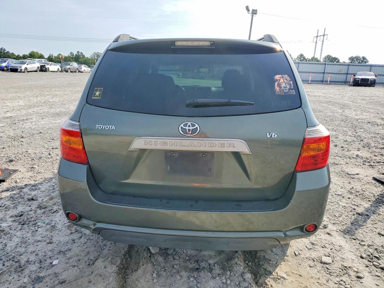 2008 Toyota Highlander Base Green vin: JTEDS41A282015671