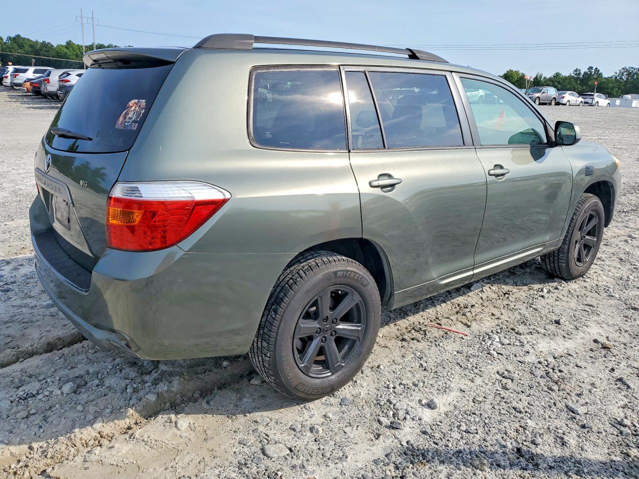 2008 Toyota Highlander Base Green vin: JTEDS41A282015671