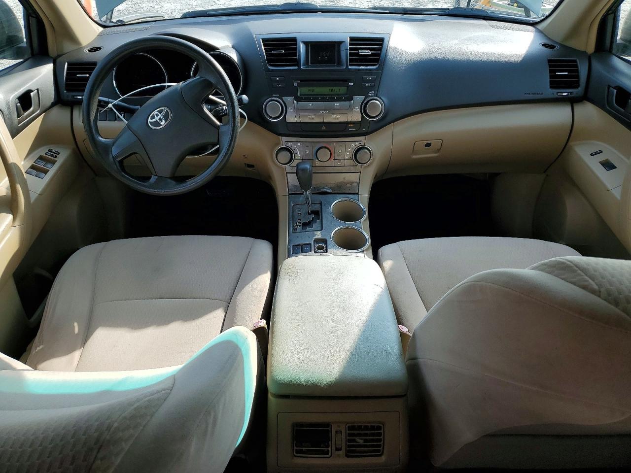 2008 Toyota Highlander Base Green vin: JTEDS41A282015671