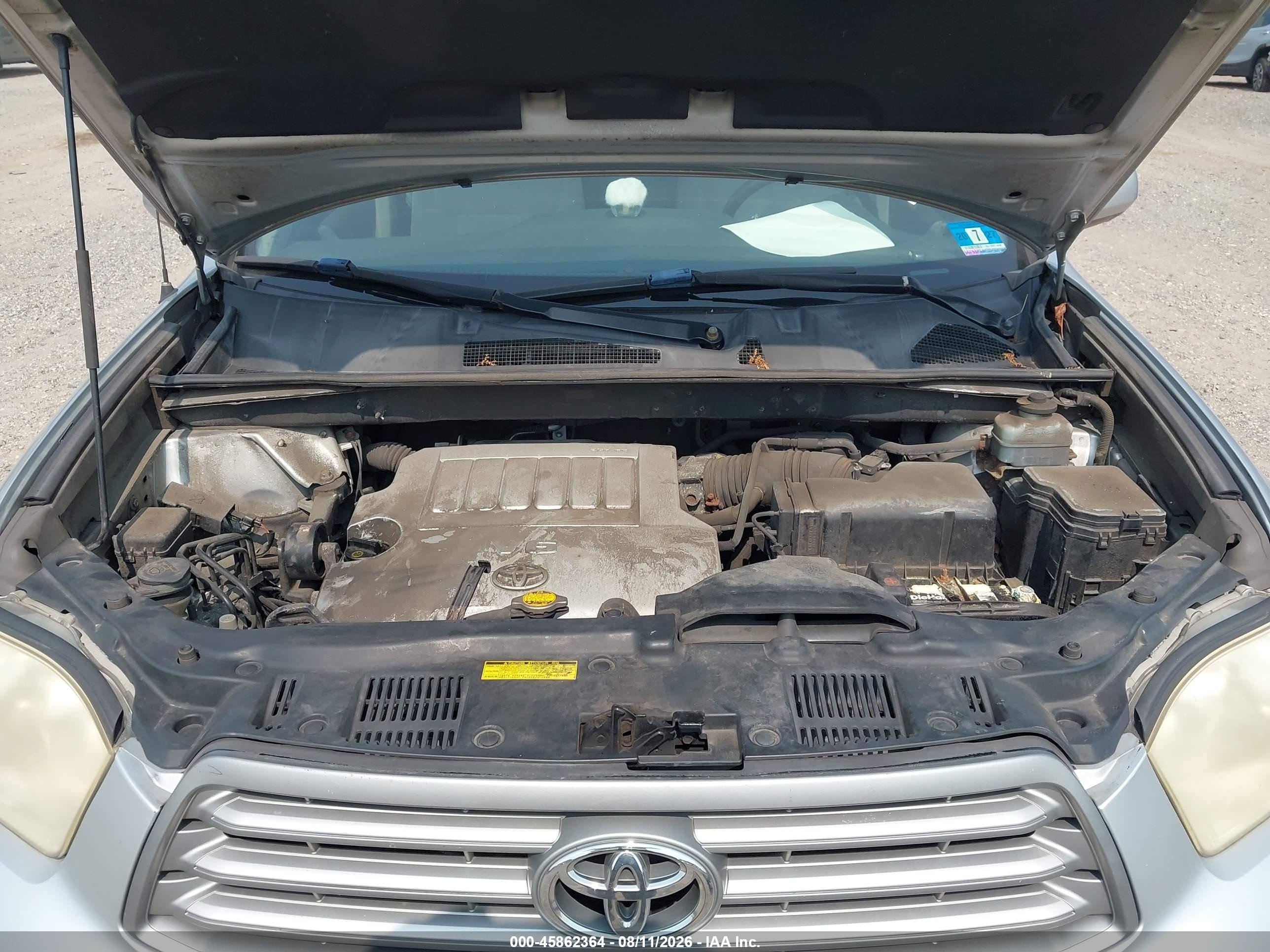 2008 Toyota Highlander   Silver vin: JTEDS41A282022281