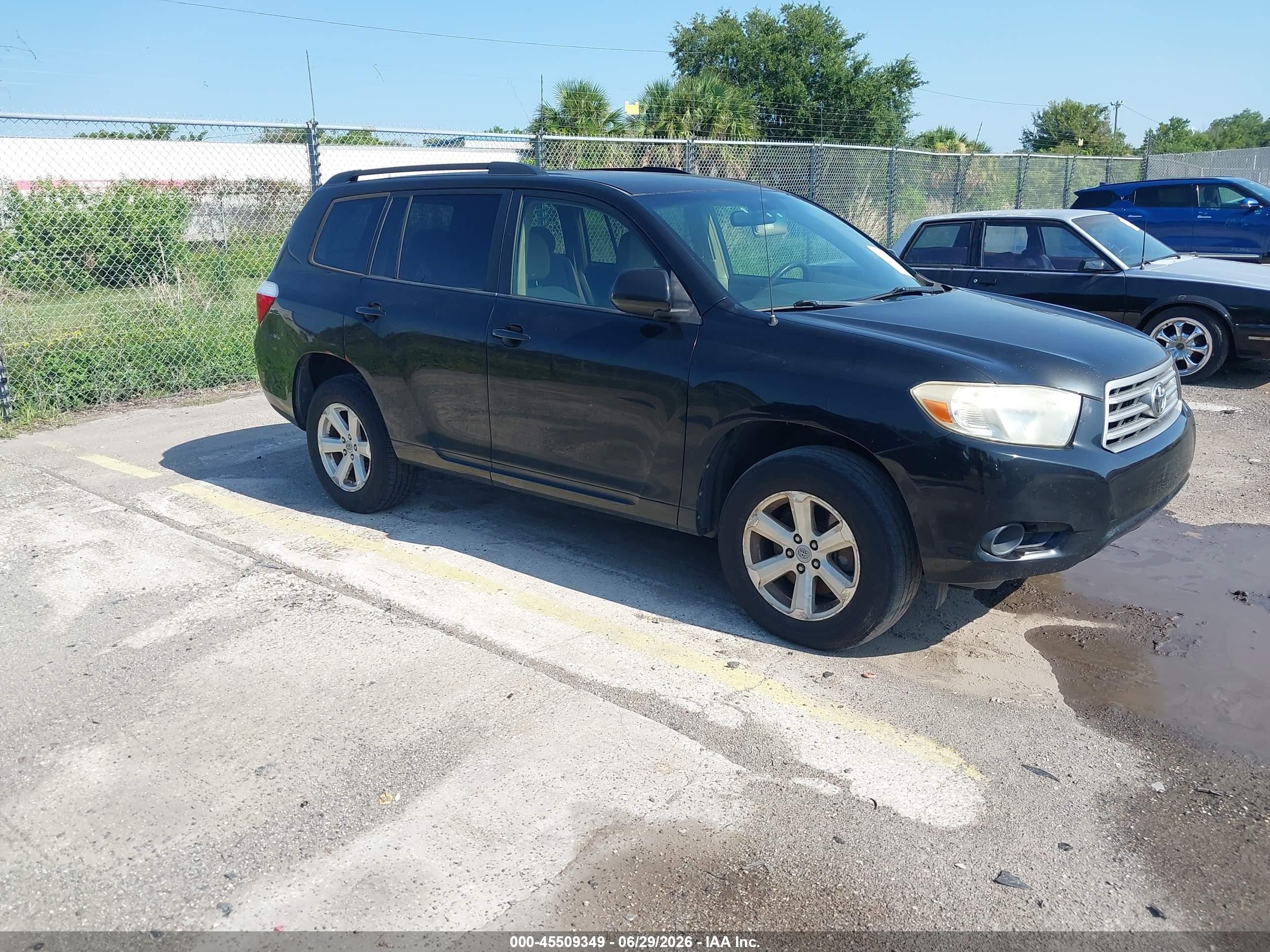 2008 Toyota Highlander   Black vin: JTEDS41A282023348