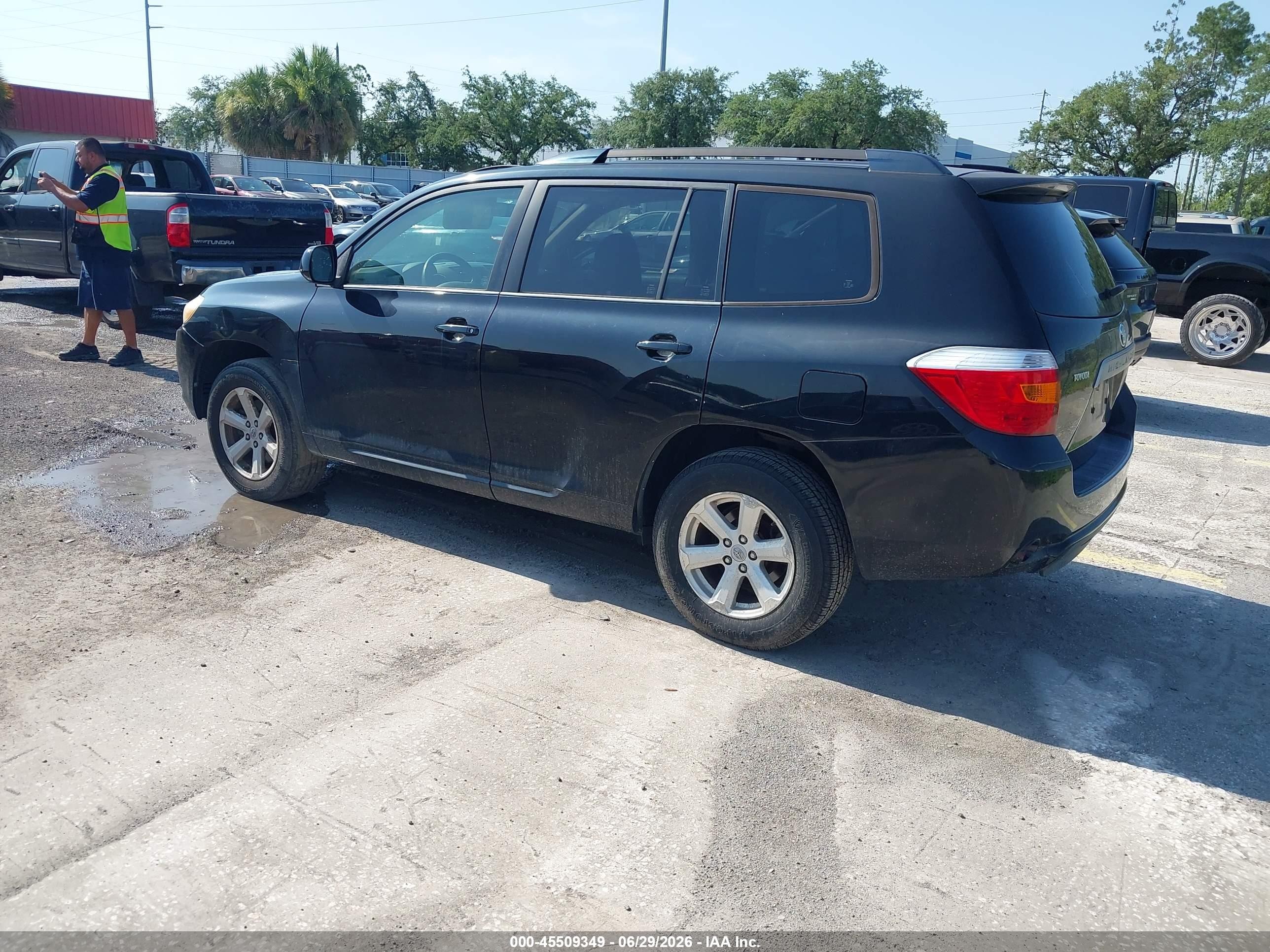 2008 Toyota Highlander   Black vin: JTEDS41A282023348